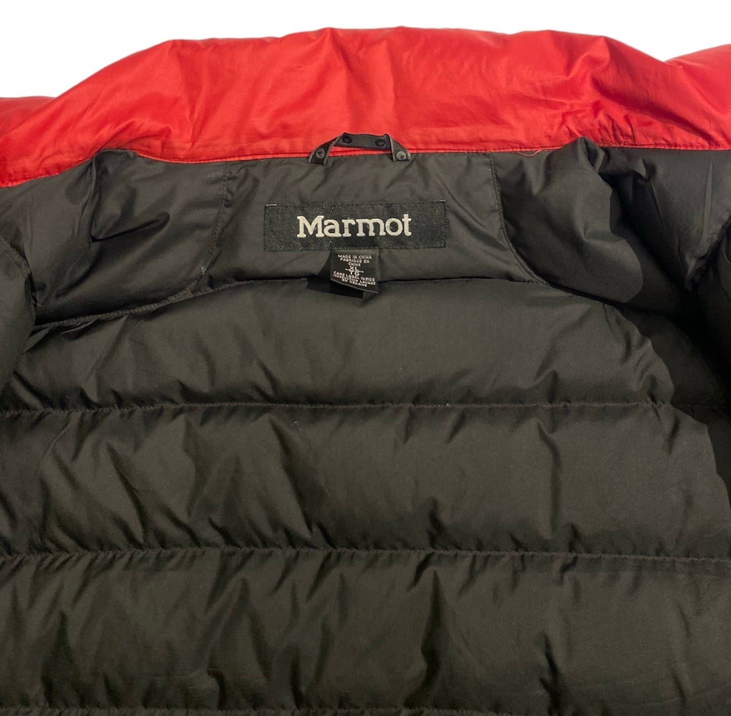 Marmot down puffer jacket