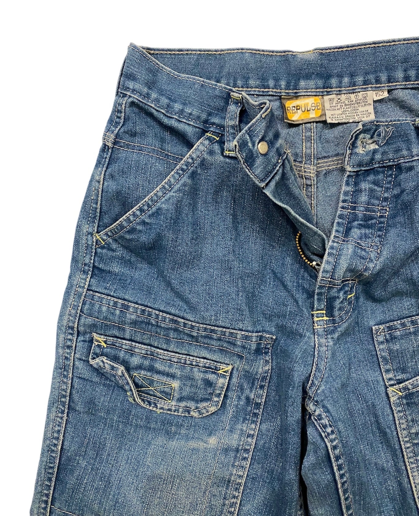 Repulse vintage multi pocket jeans