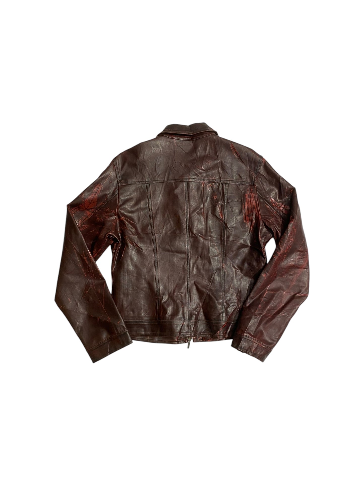 List women leather jacket