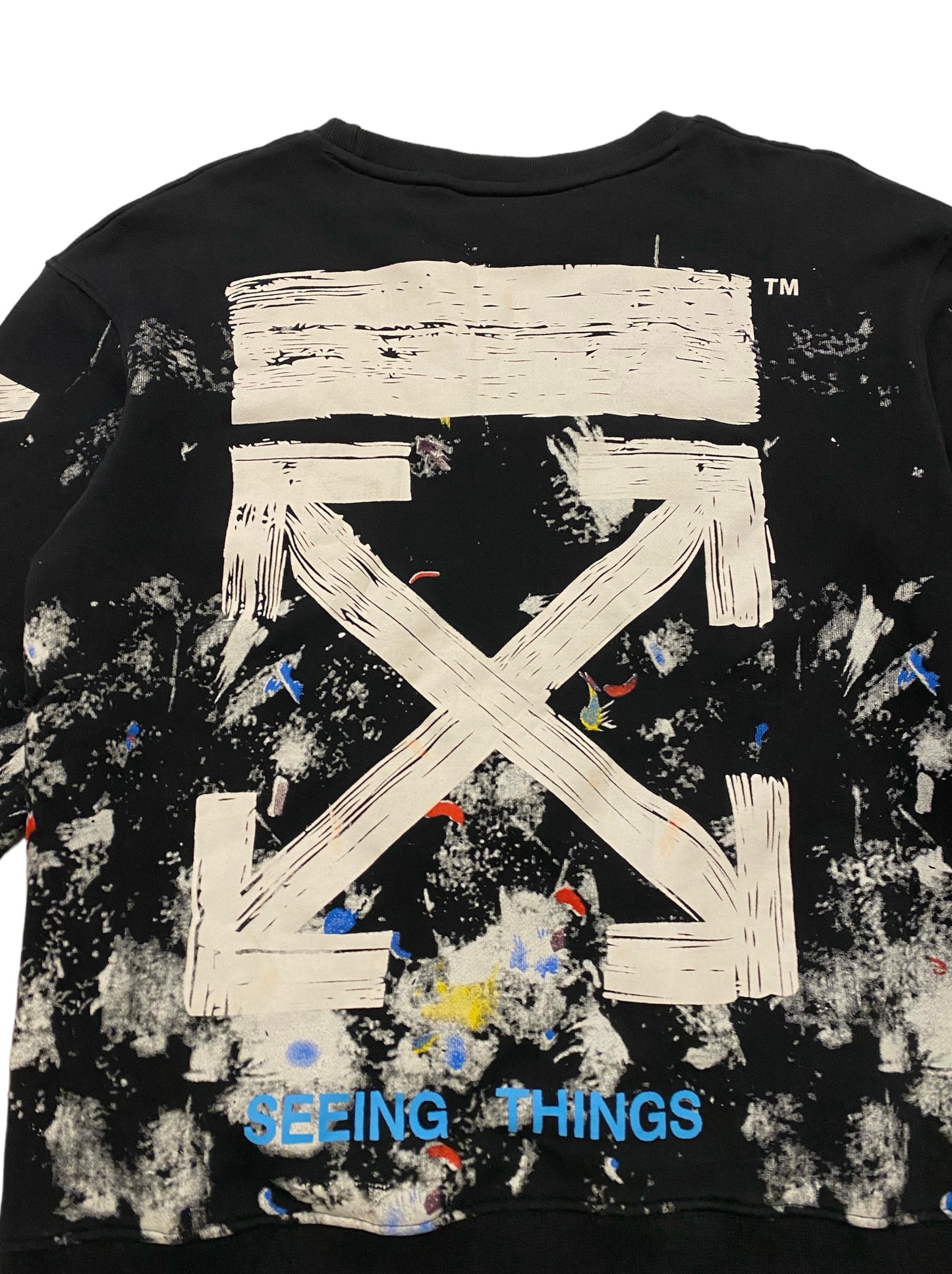 OFF-WHITE Seeing things crewneck