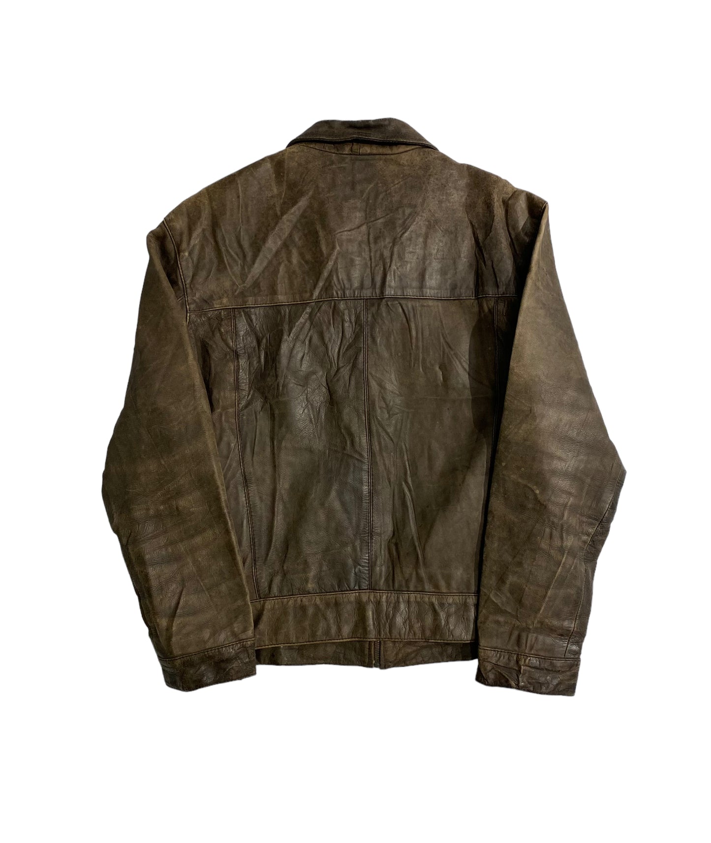 MDK brown leather jacket