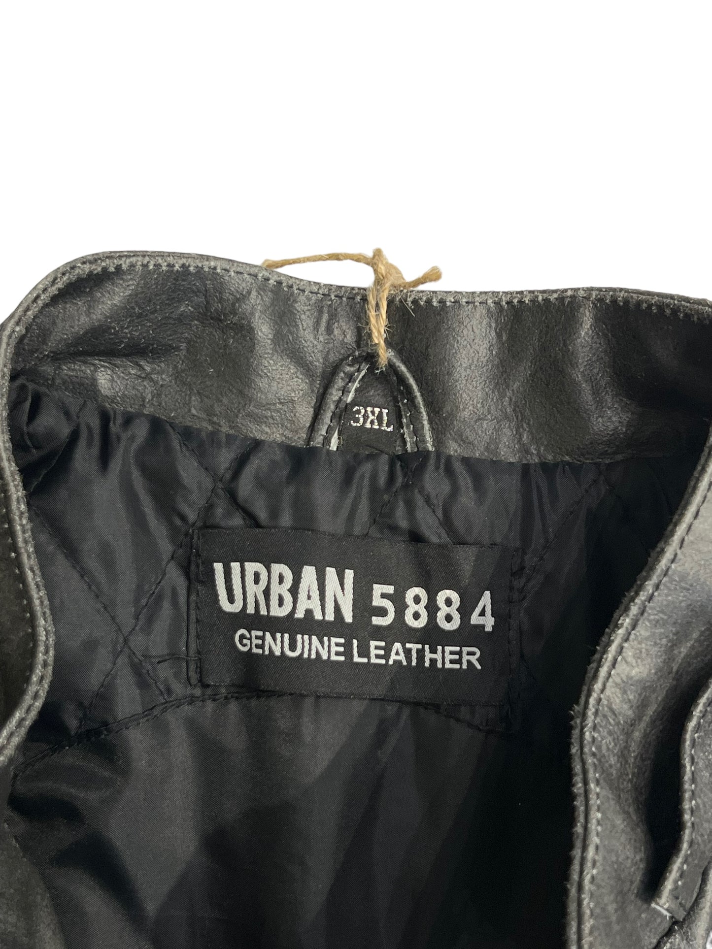 Urban 5884 motor leather racing jacket