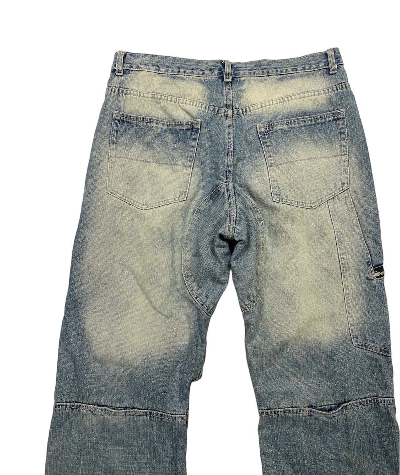 Paladino vintage jeans with side and knee pockets