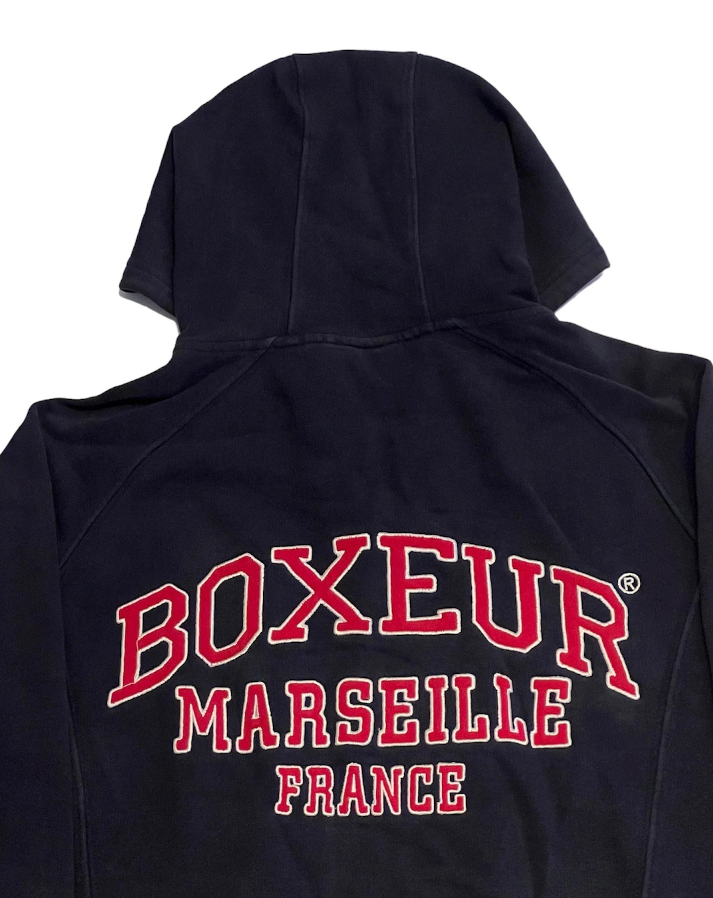 Boxeur Marseille y2k zip with sleeve embroidery