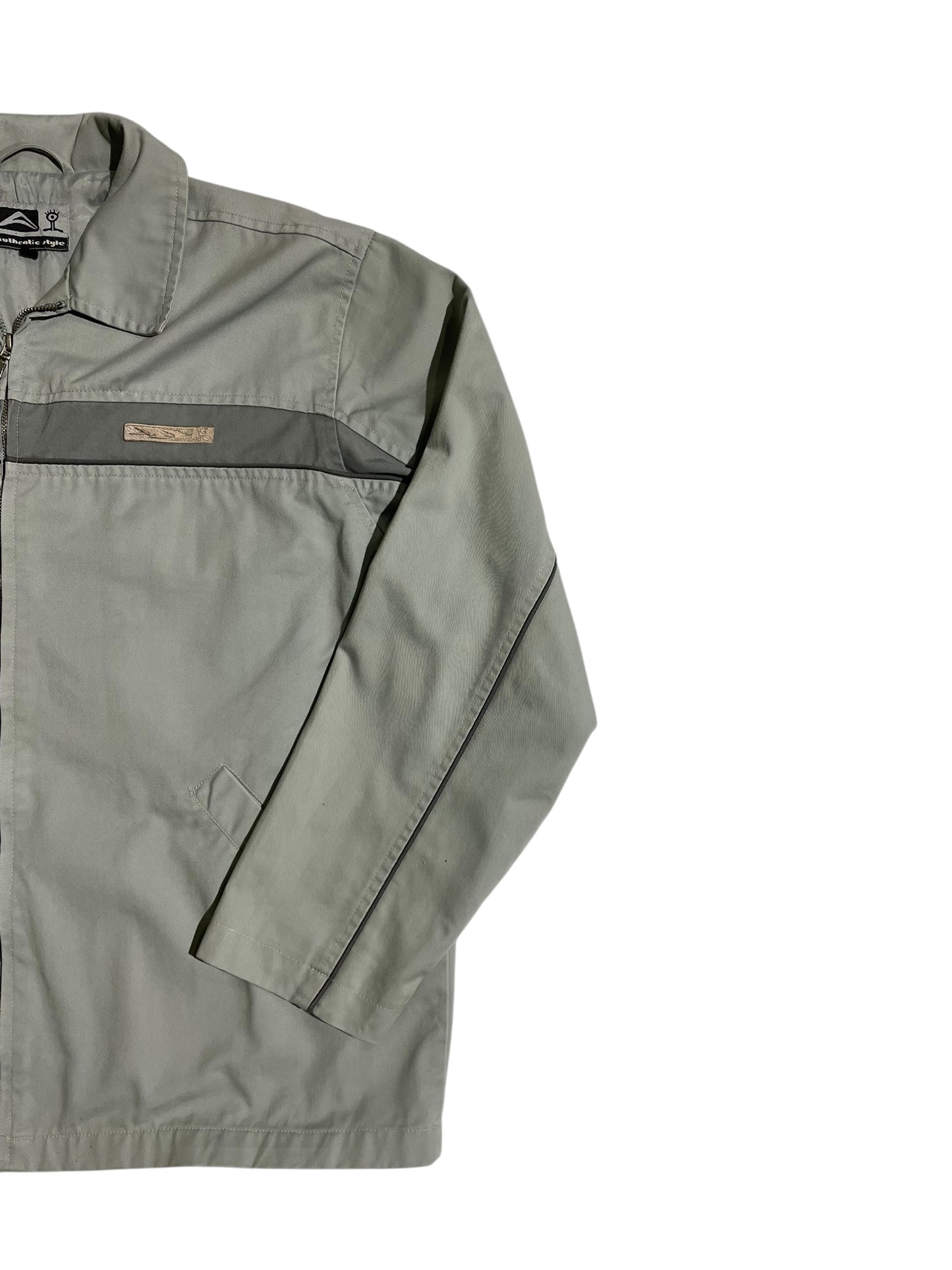 Silver authentic style workwear jacket