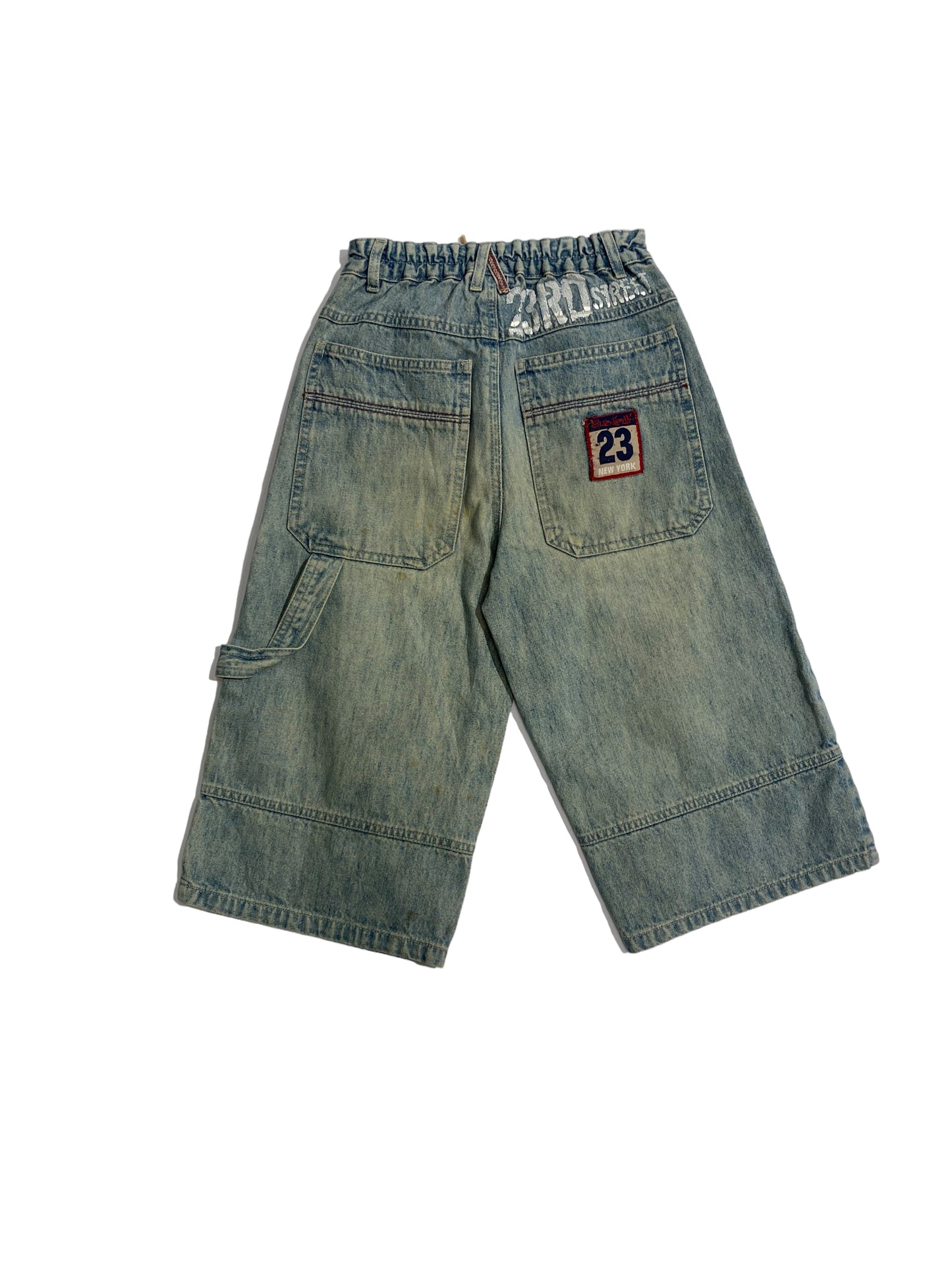 Youngster printed jorts