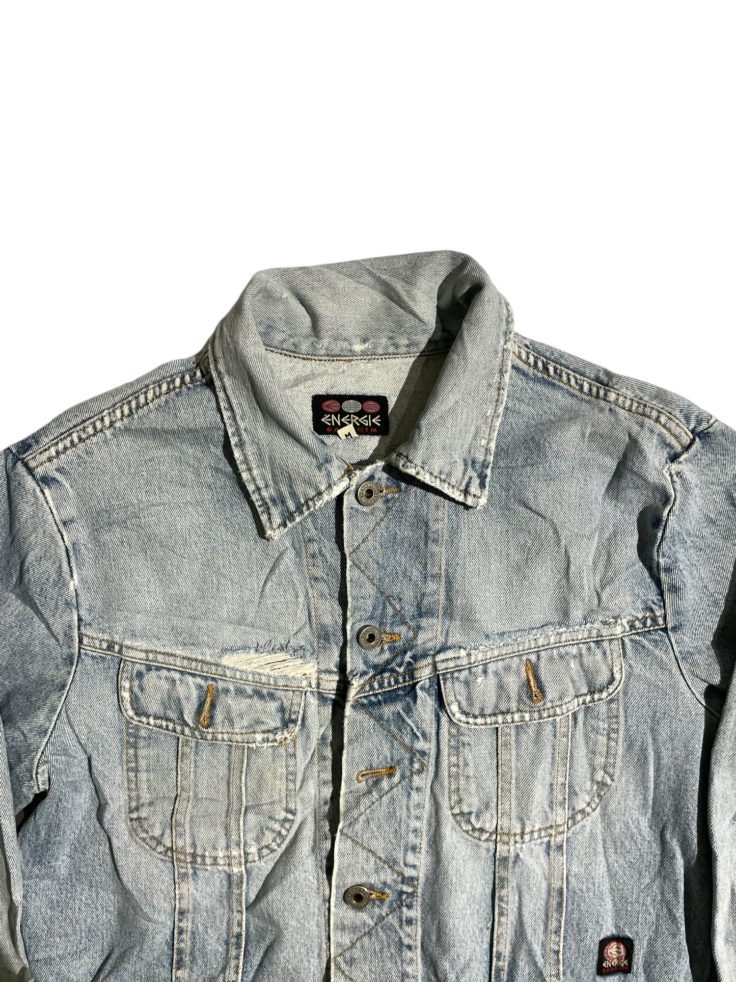 Energy cropped denim jacket