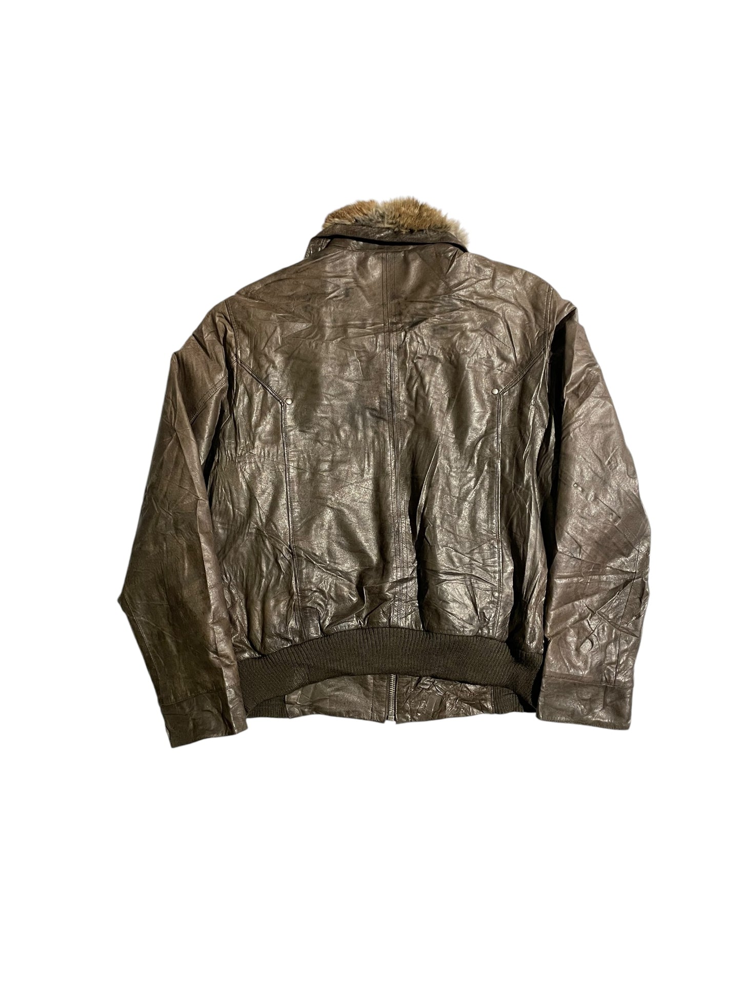 Conbipel vera pelle leather jacket