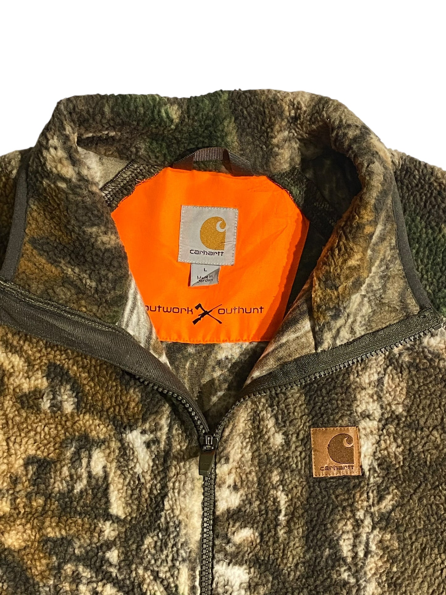 Carhartt x realtree fleece jacket