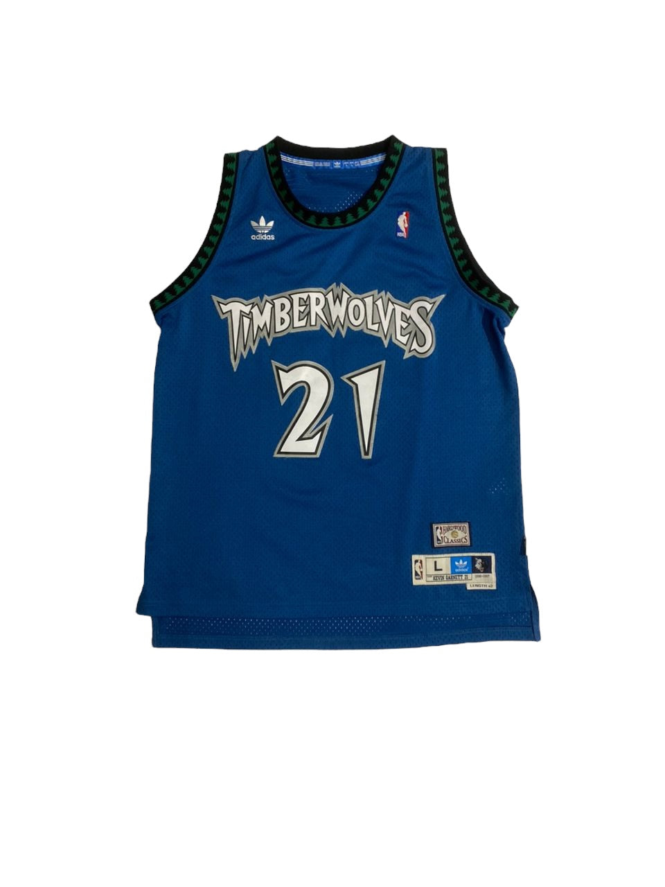 Adidas TimberWolves hardwood jersey