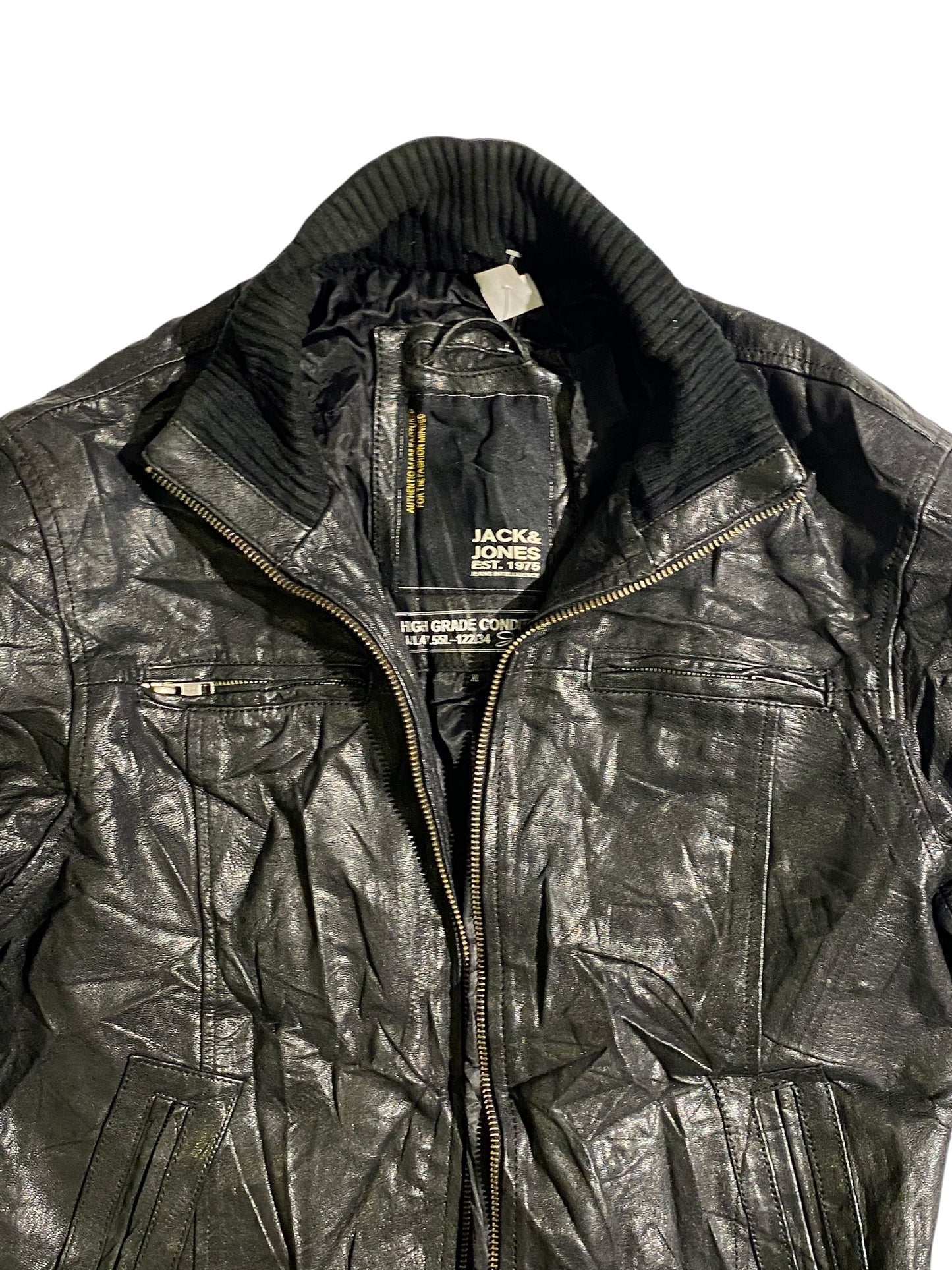 Jack & Jones vntg leather jacket