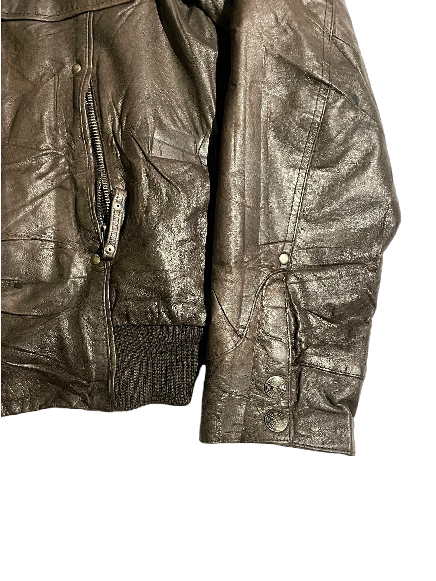 Conbipel vera pelle leather jacket