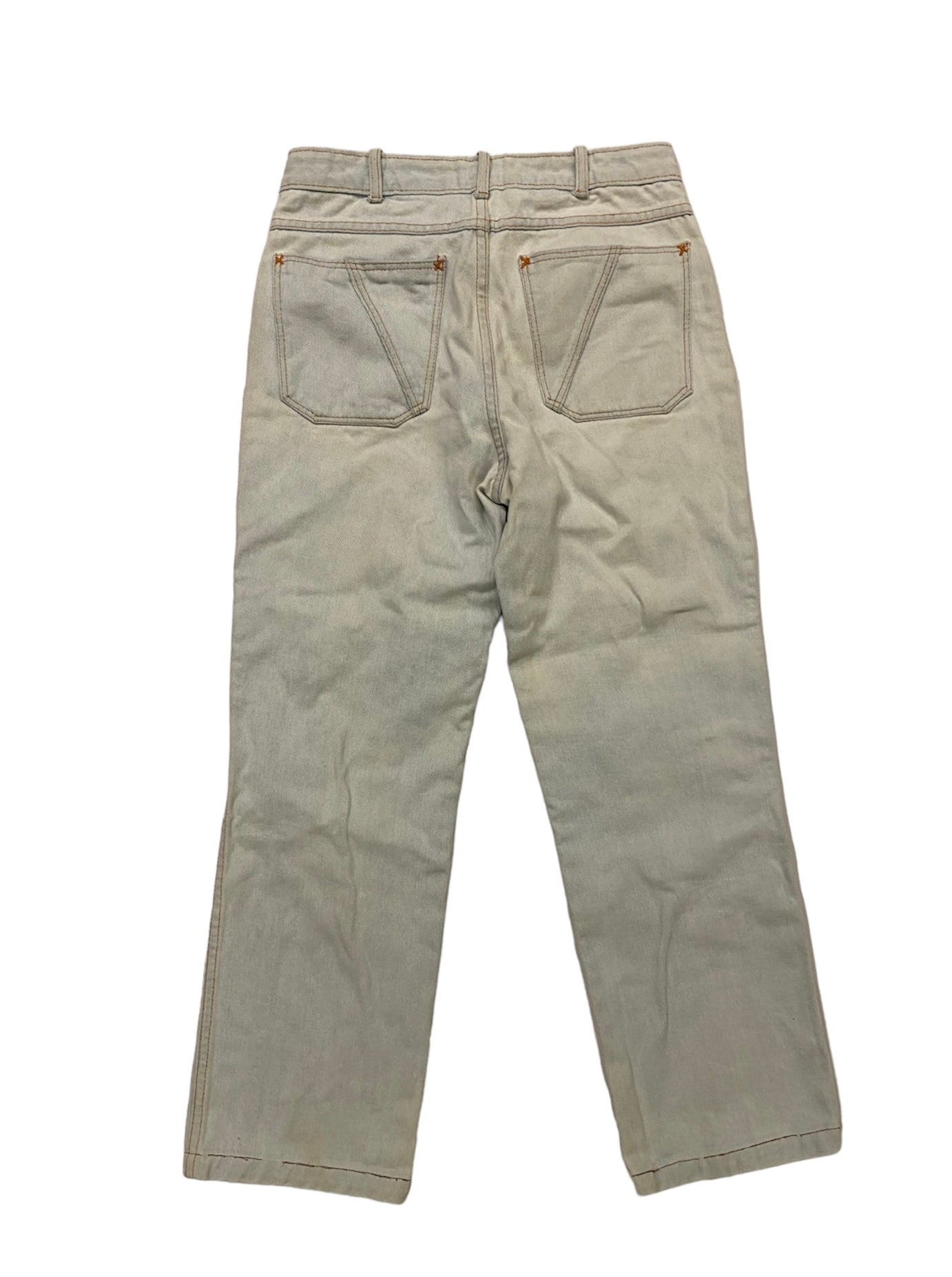 Star western white jeans