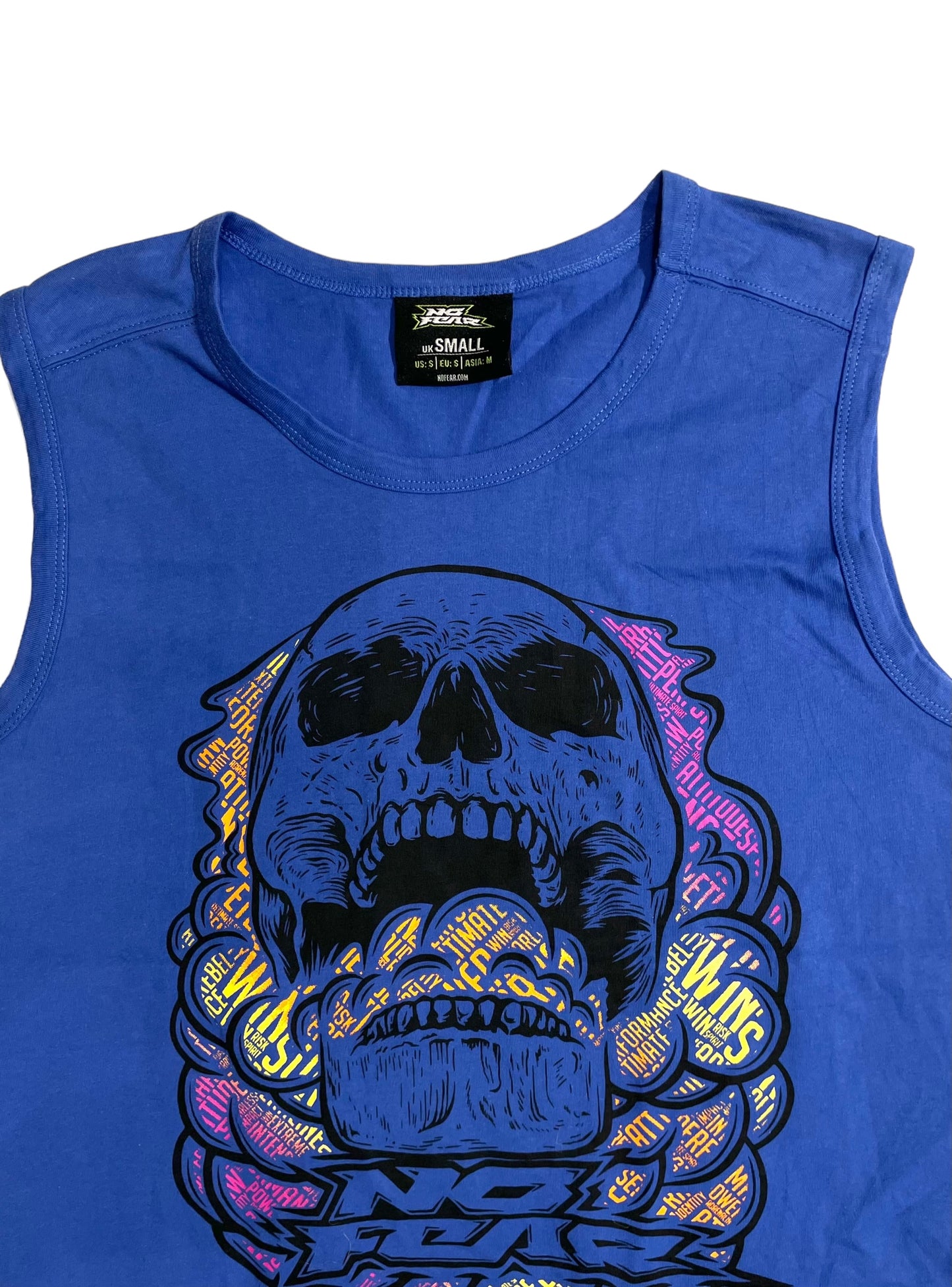 No fear graphic sleeveless shirt