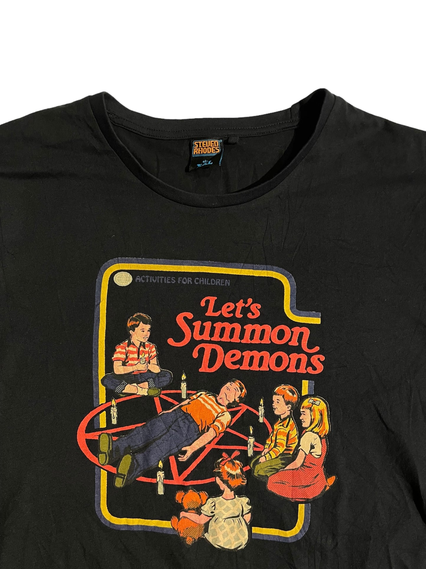 Steven Rhodes demons graphic tee