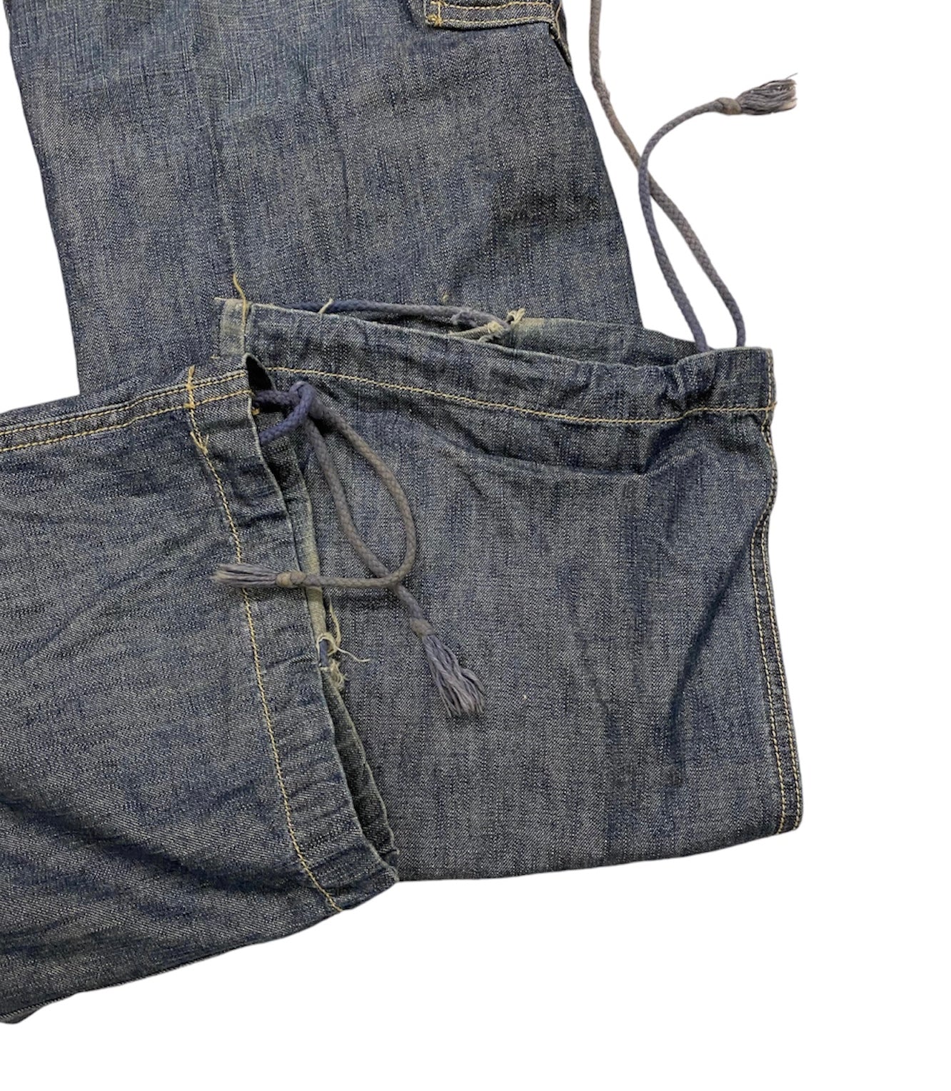 Bavmolle vintage denim cargo pants