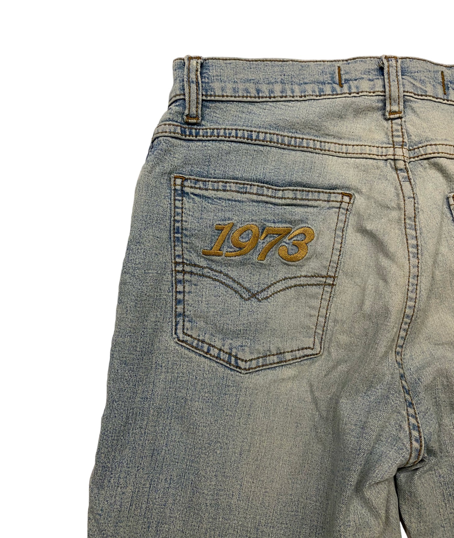 Arizona 1973 flared embroidered jeans