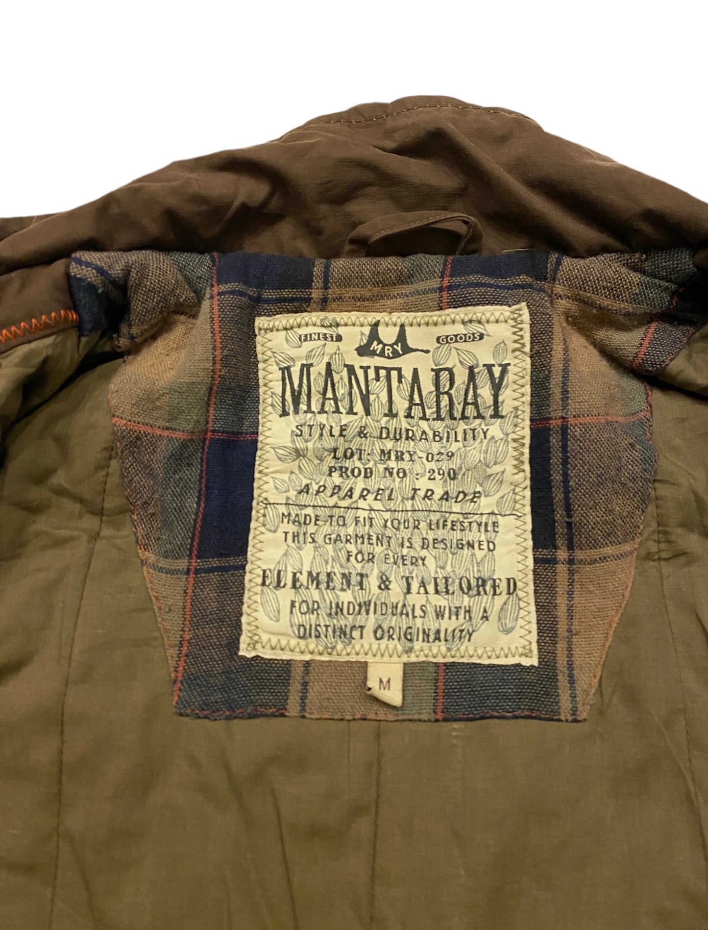 Mantaray vintage heavy jacket