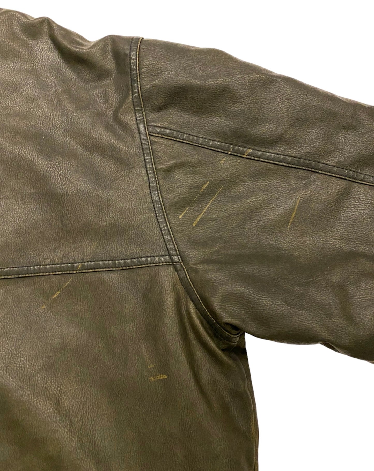 Rivers genuine leather mini-coat