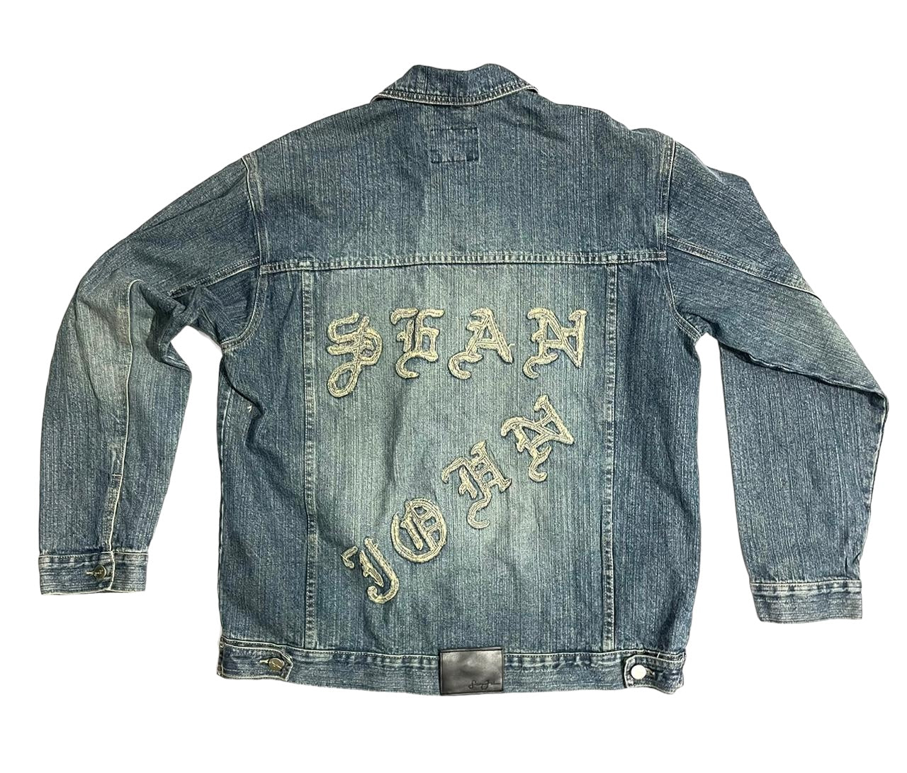 Sean Johnson embroidered denim jacket