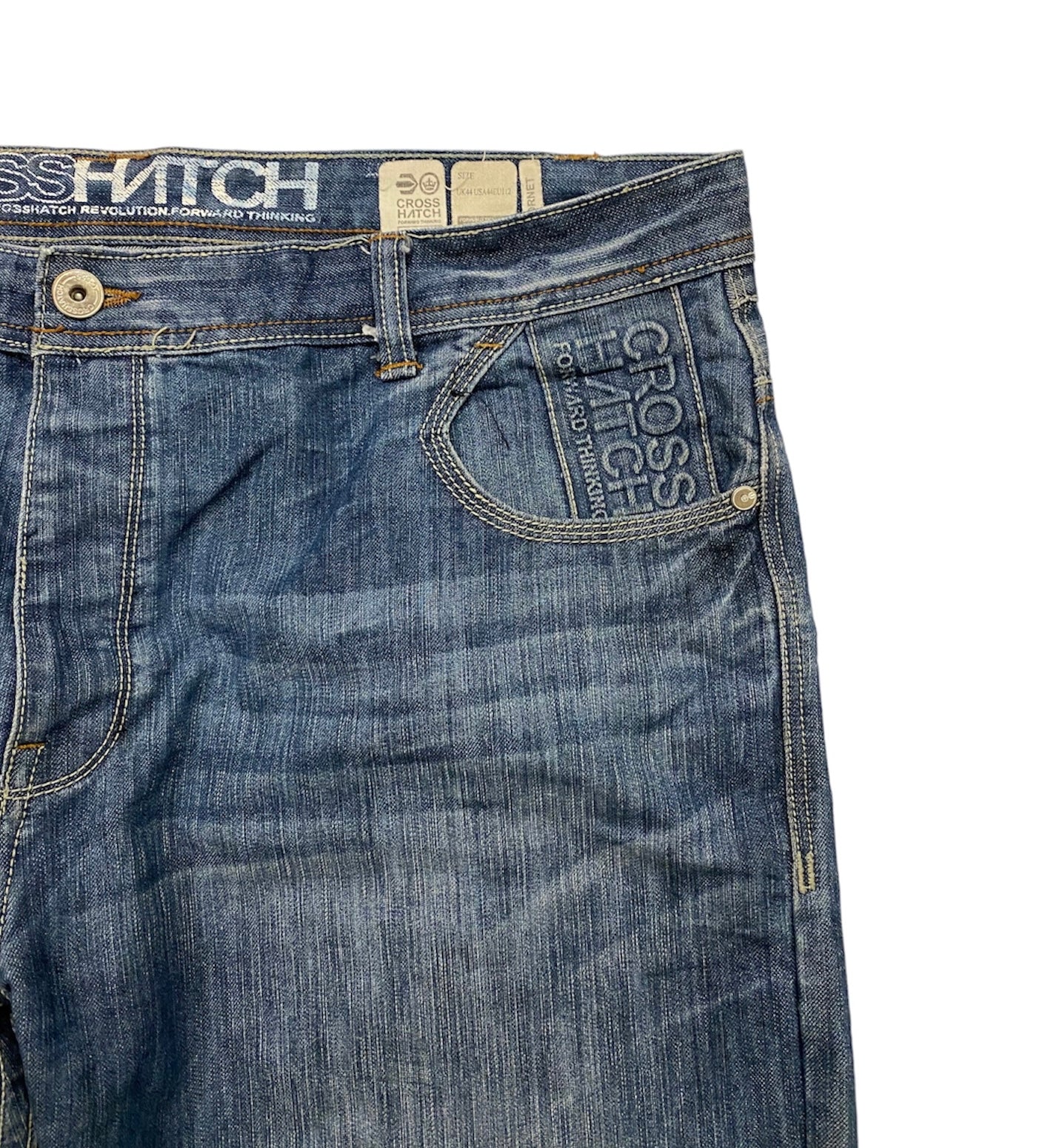 Crosshatch hornet vintage jeans with adjustable waist