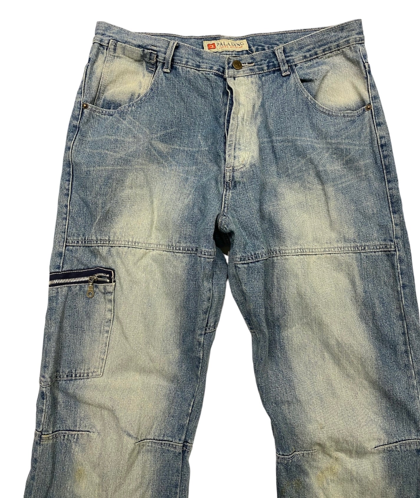 Paladino vintage jeans with side and knee pockets