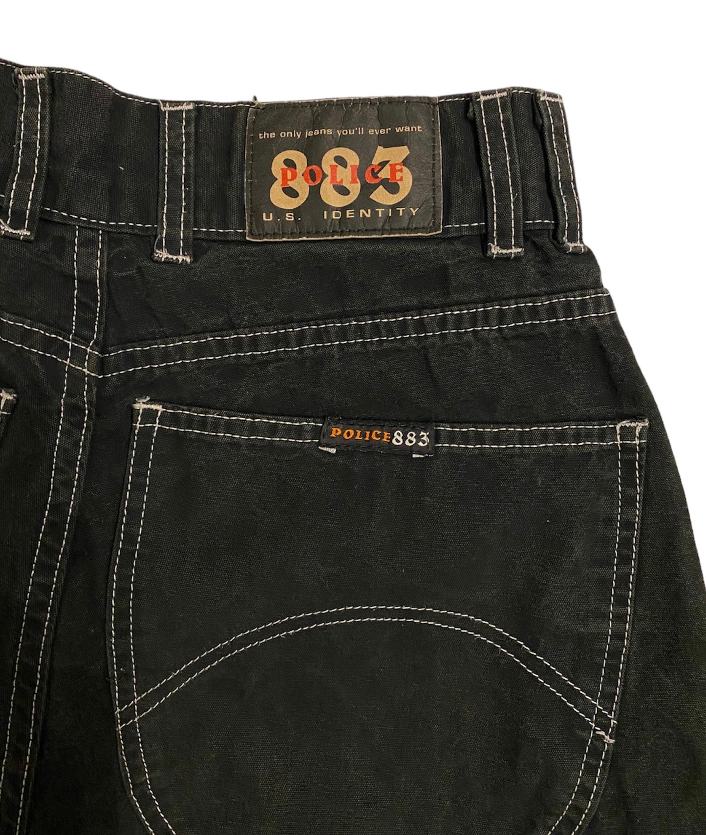 Police 883 black jeans