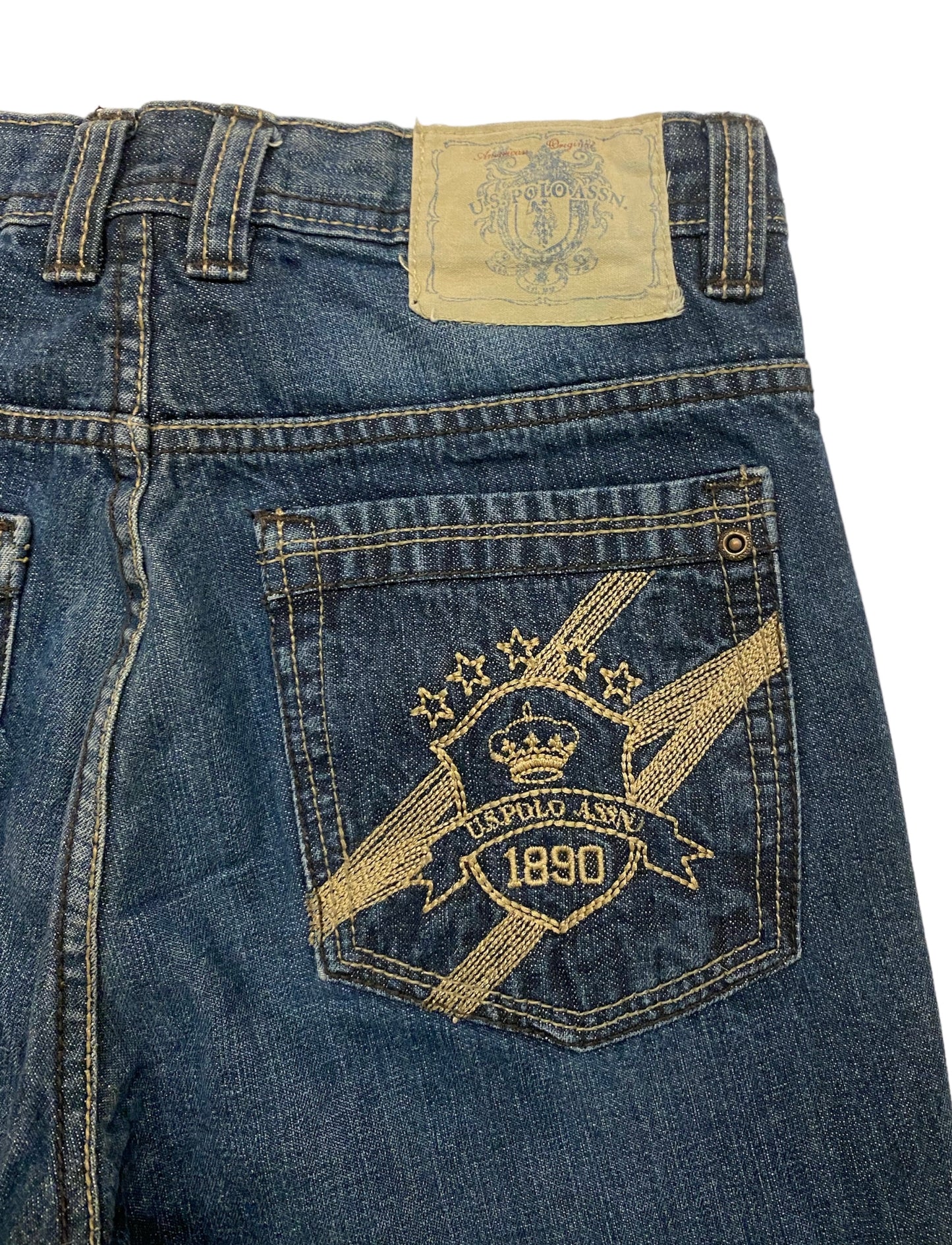 U.S POLO ASSN. embroidered jeans