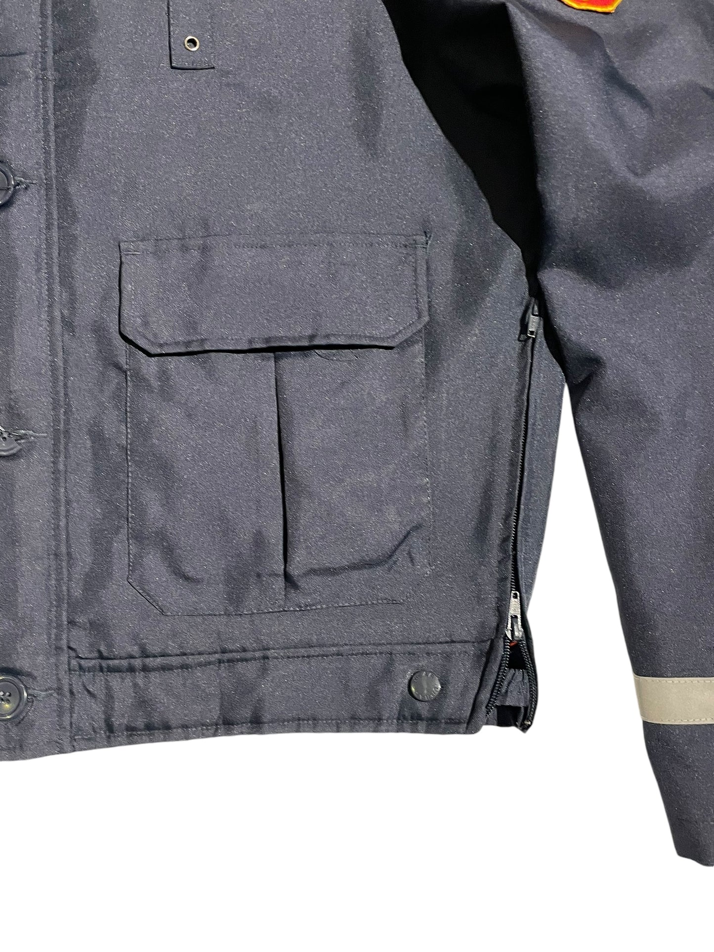 Urban culture patched workwear jacket