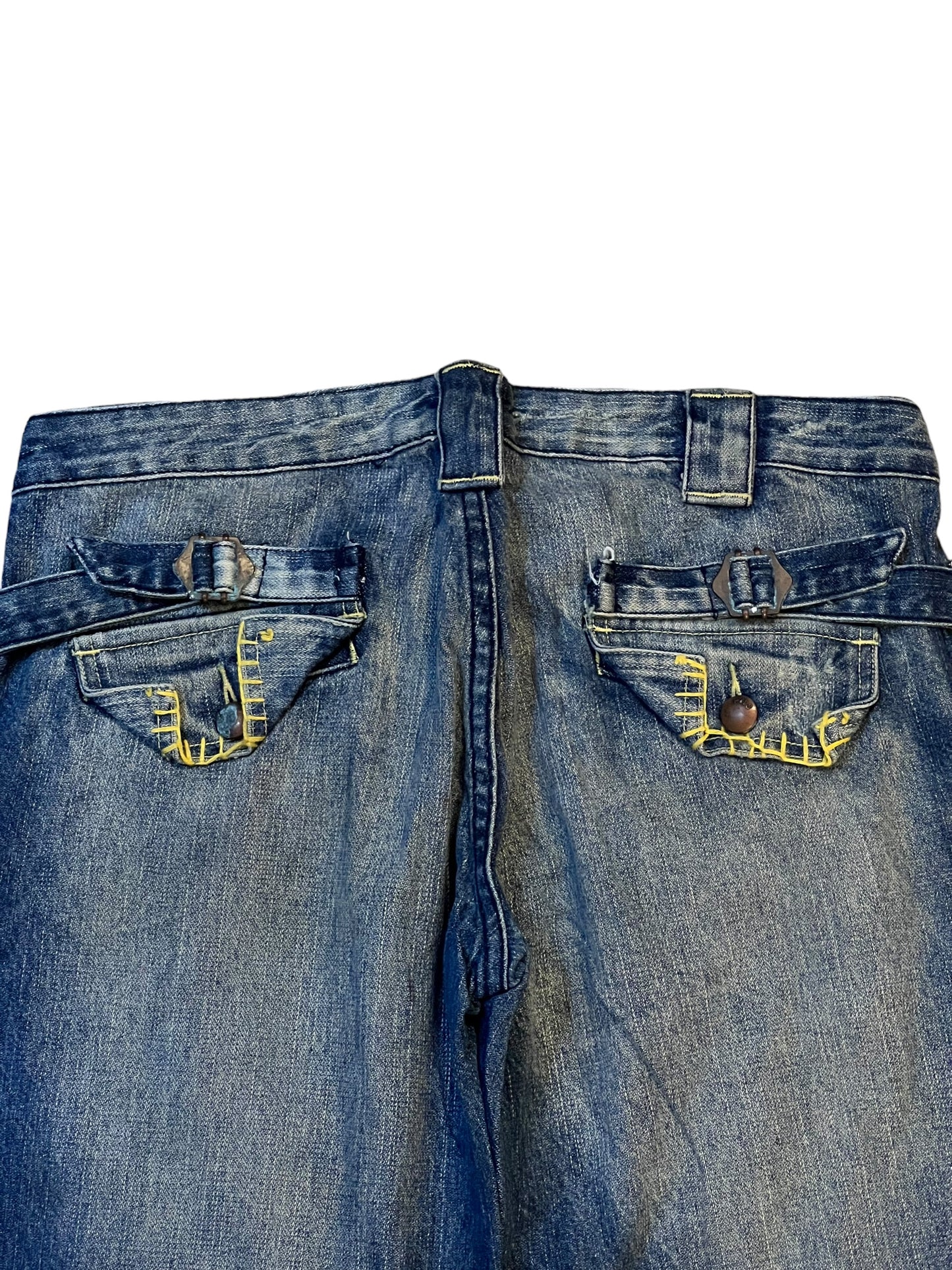 P.N.S embroidered baggy jeans