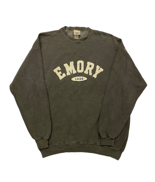 OARSMAN Emory washed grey crewneck