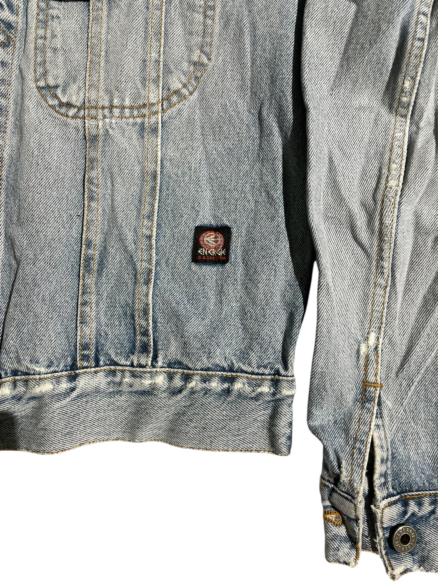 Energy cropped denim jacket