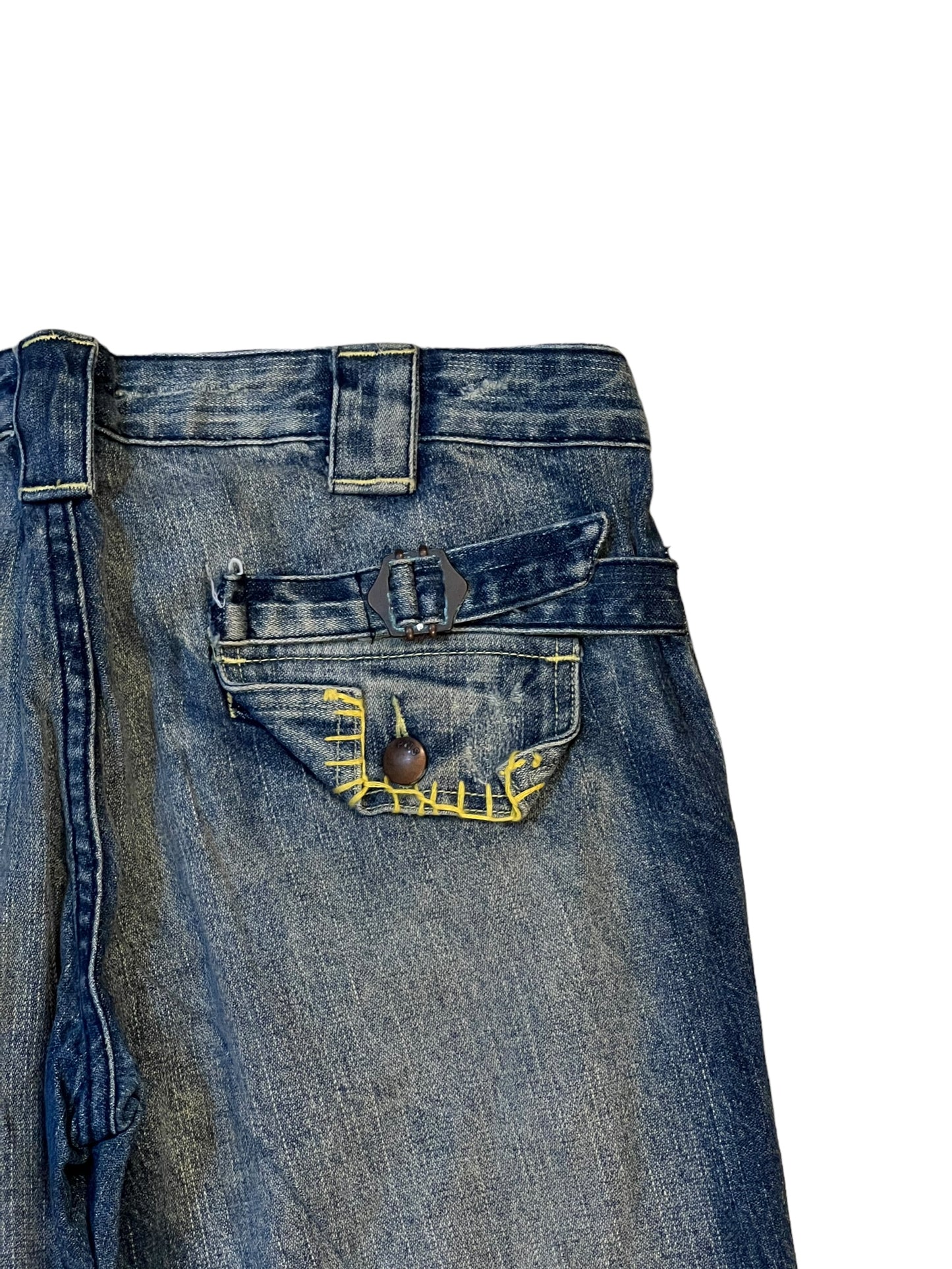 P.N.S embroidered baggy jeans