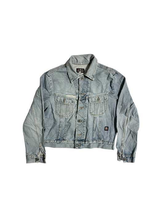 Energy cropped denim jacket