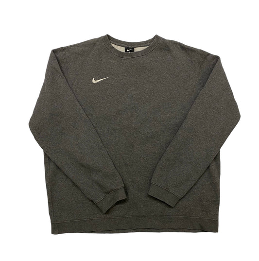 Nike swoosh grey crewneck