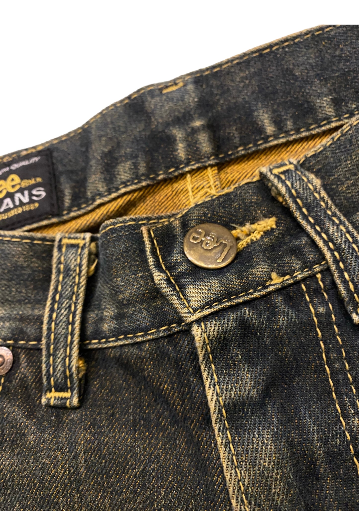 Lee vintage washed denim jeans