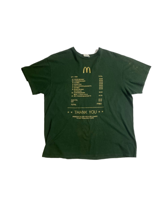 McDonald’s menu tee