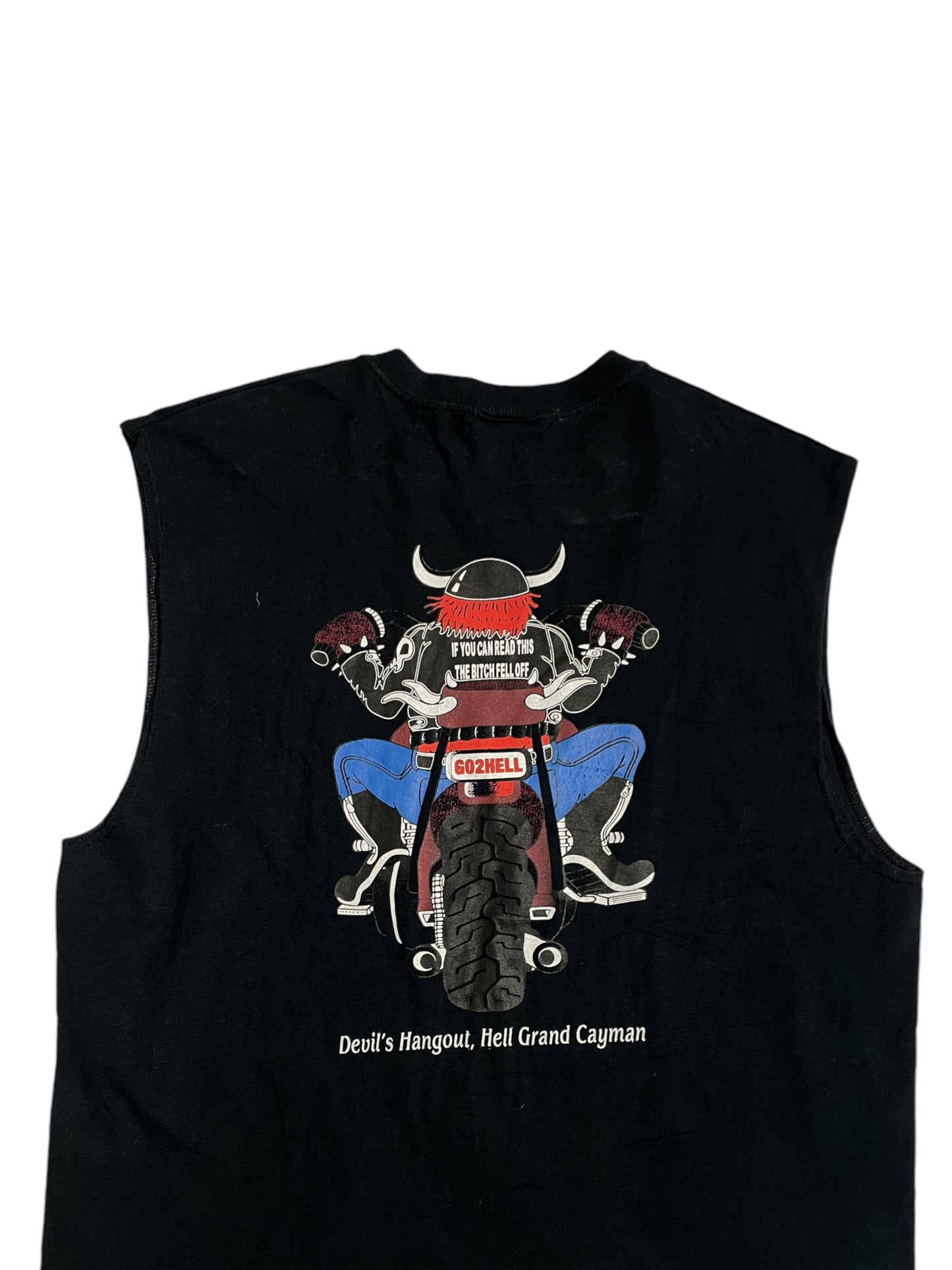 Devil’s hangout sleeveless shirt