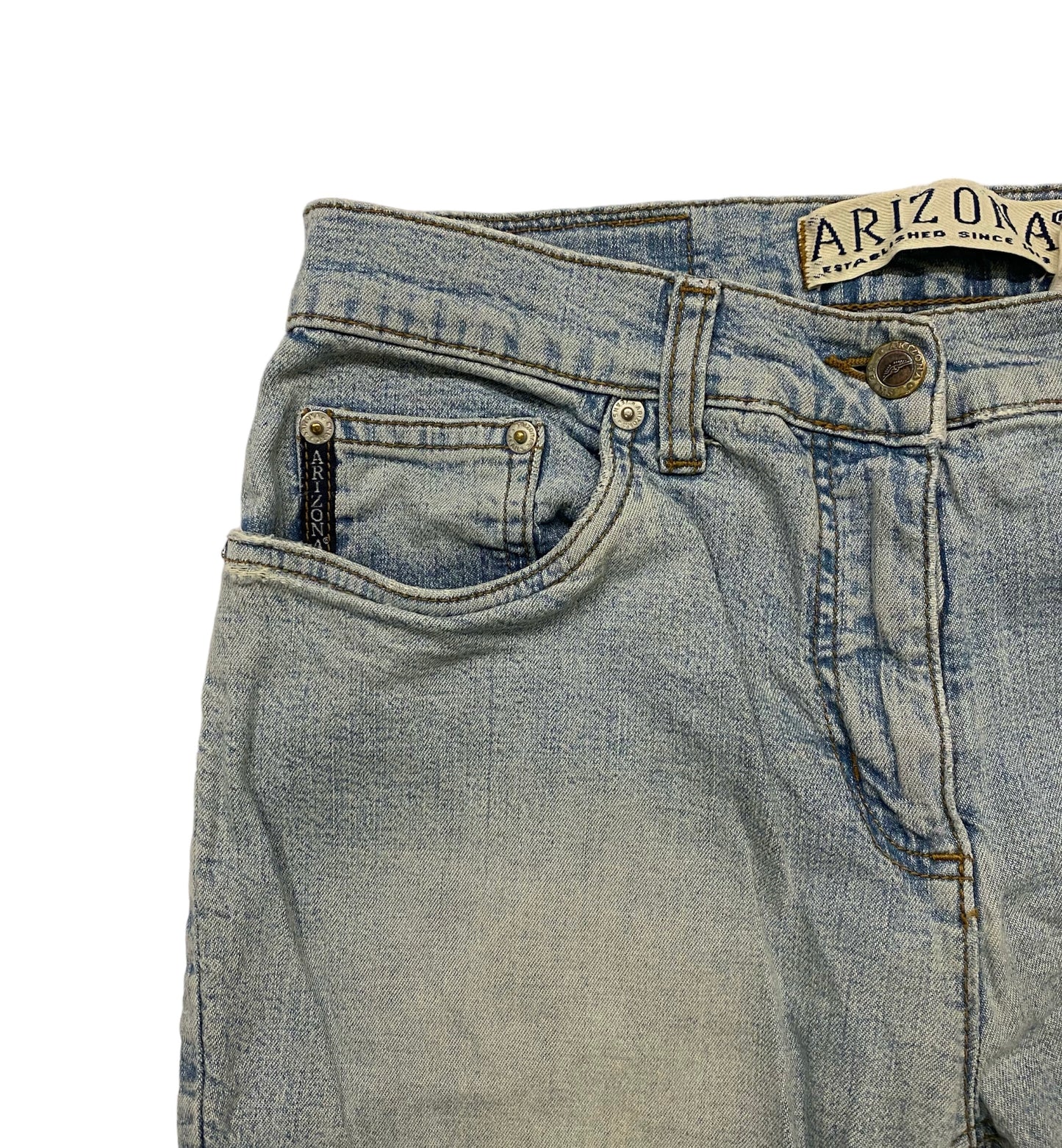 Arizona 1973 flared embroidered jeans