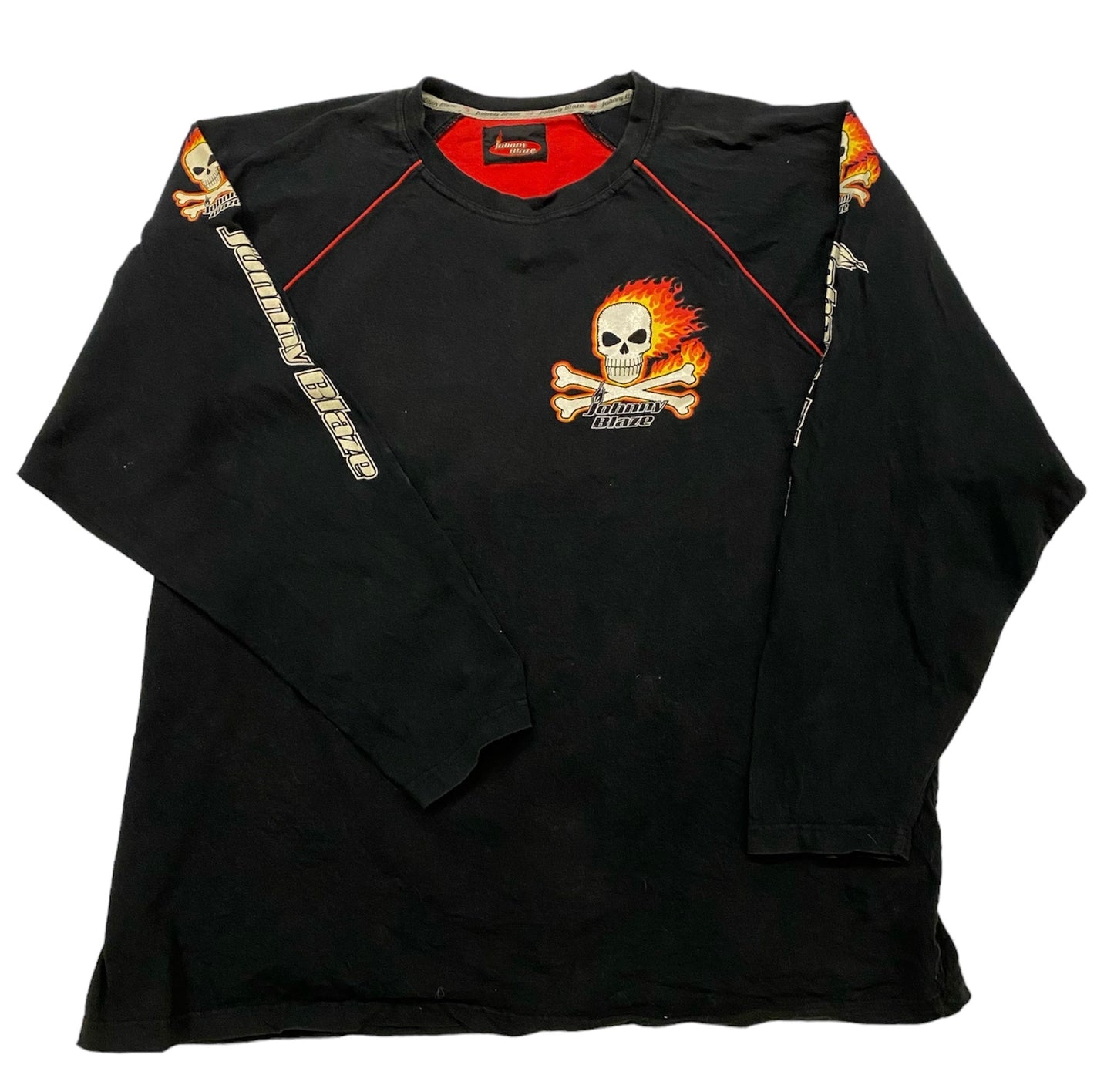 Johnny Blaze flames longsleeve