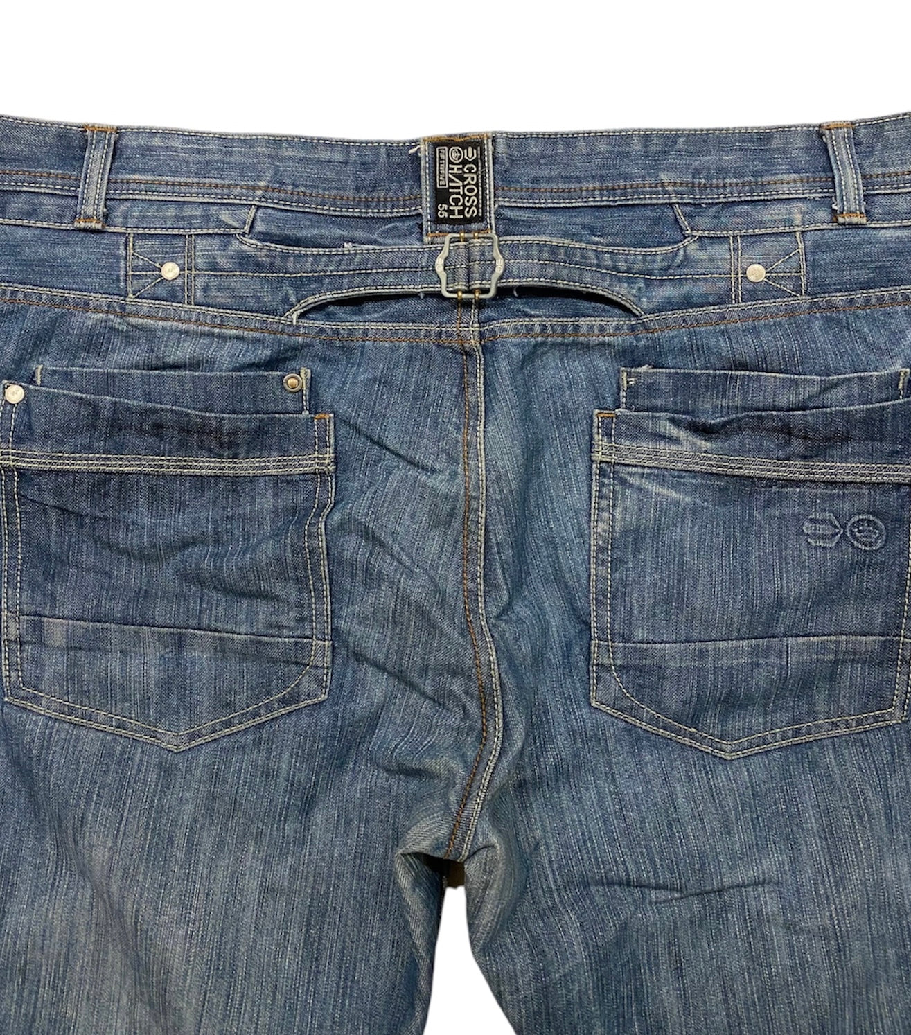 Crosshatch hornet vintage jeans with adjustable waist