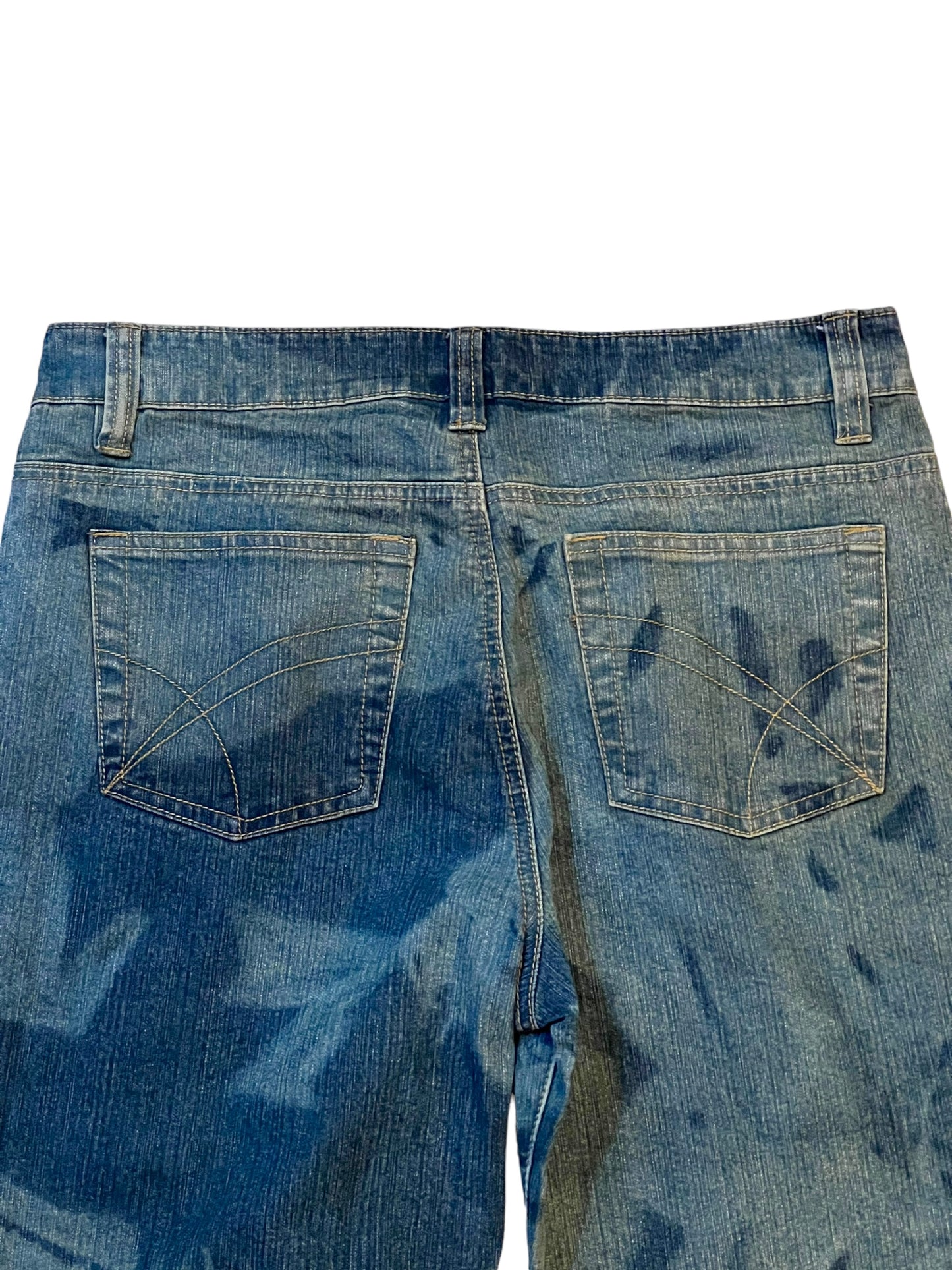 Japanese bird baggy jeans