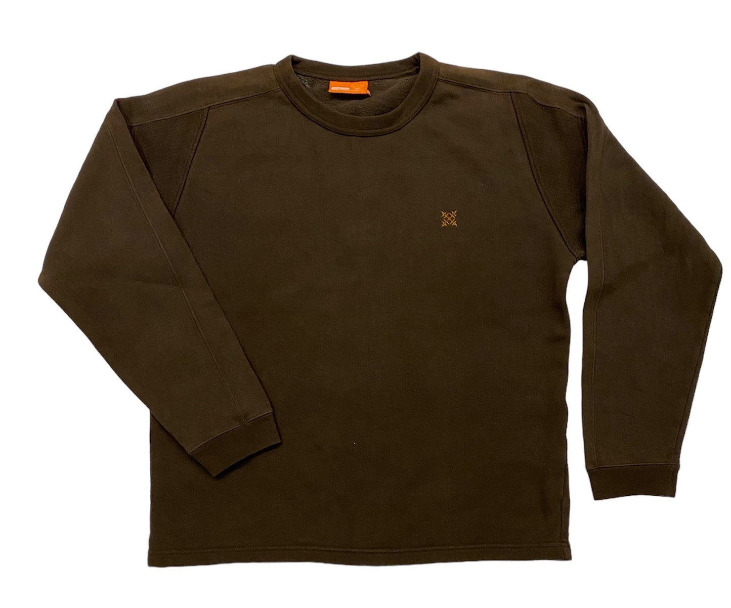 OXBOW brown embroidered crewneck