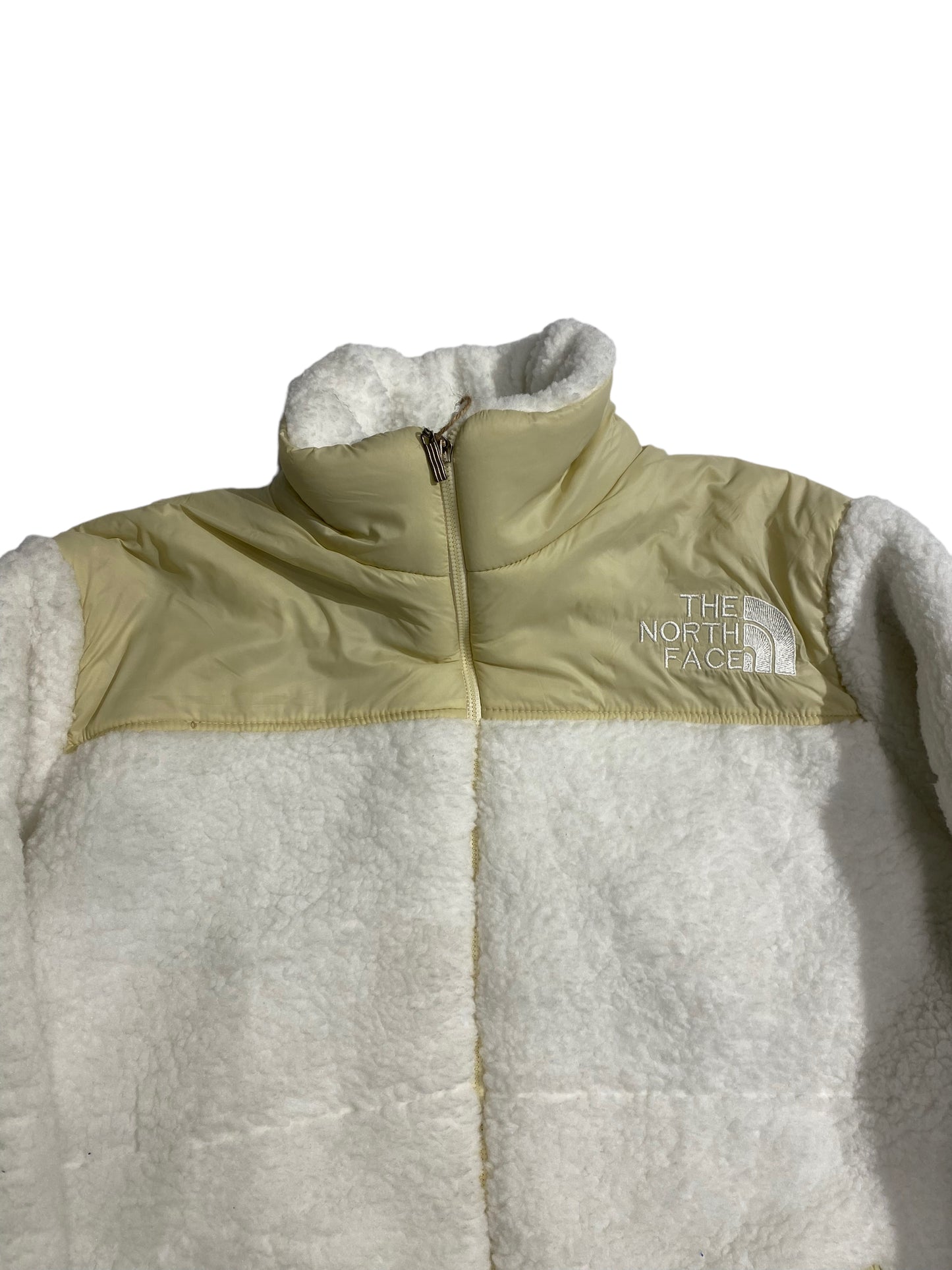 The North Face fur puffer