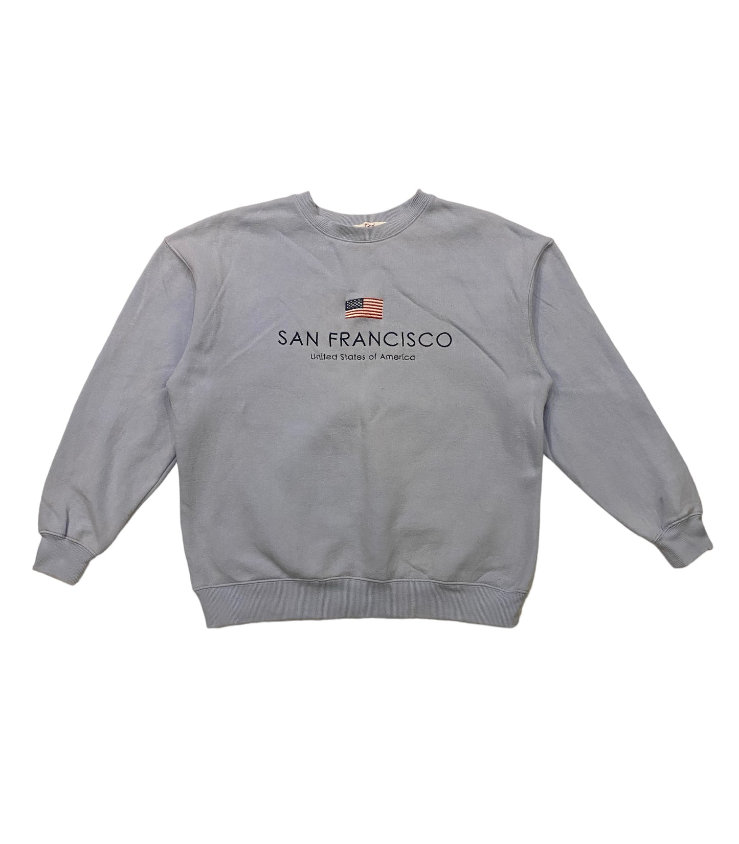 San Francisco USA recycled crewneck