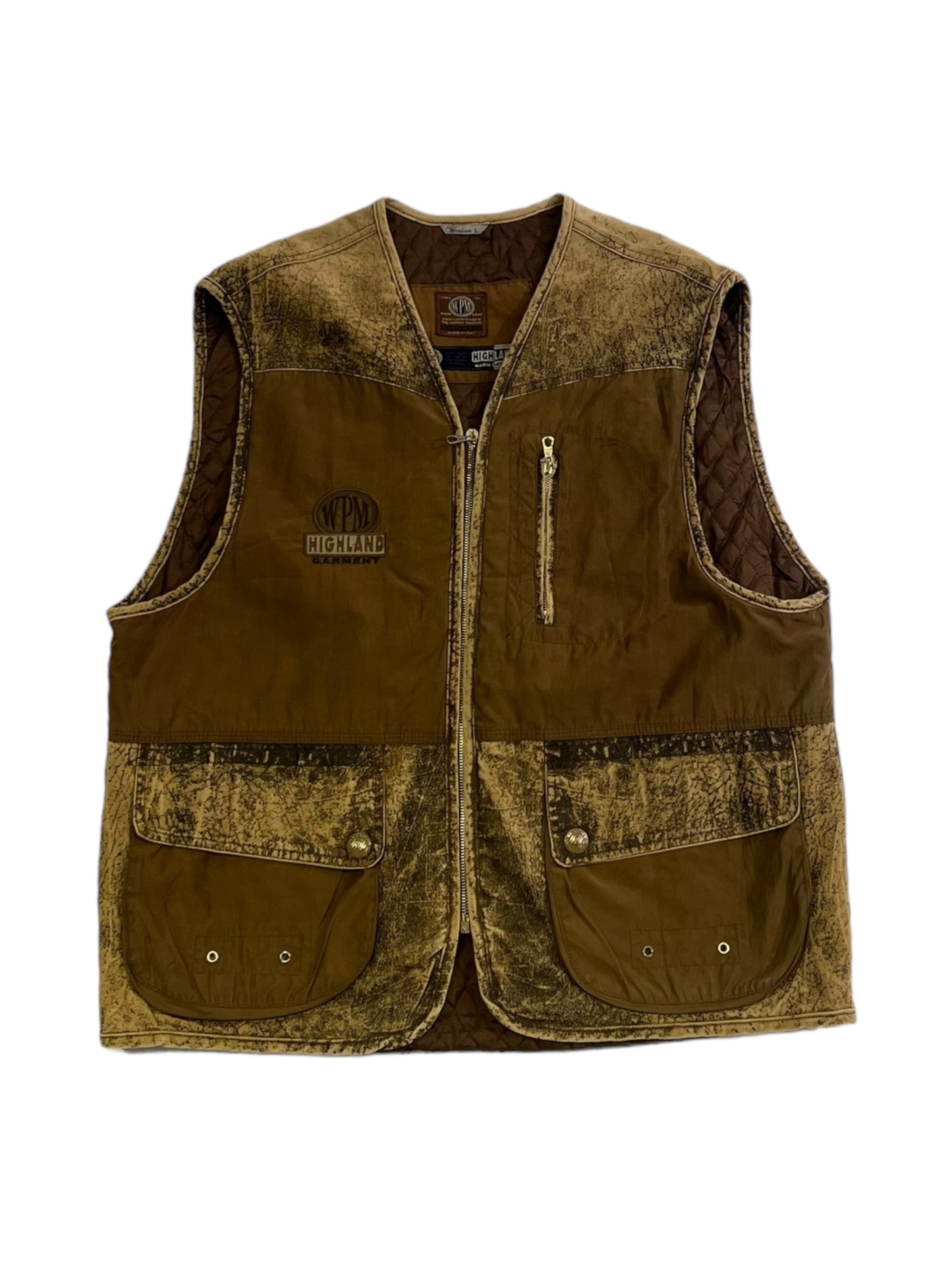 Highland embroidered vest