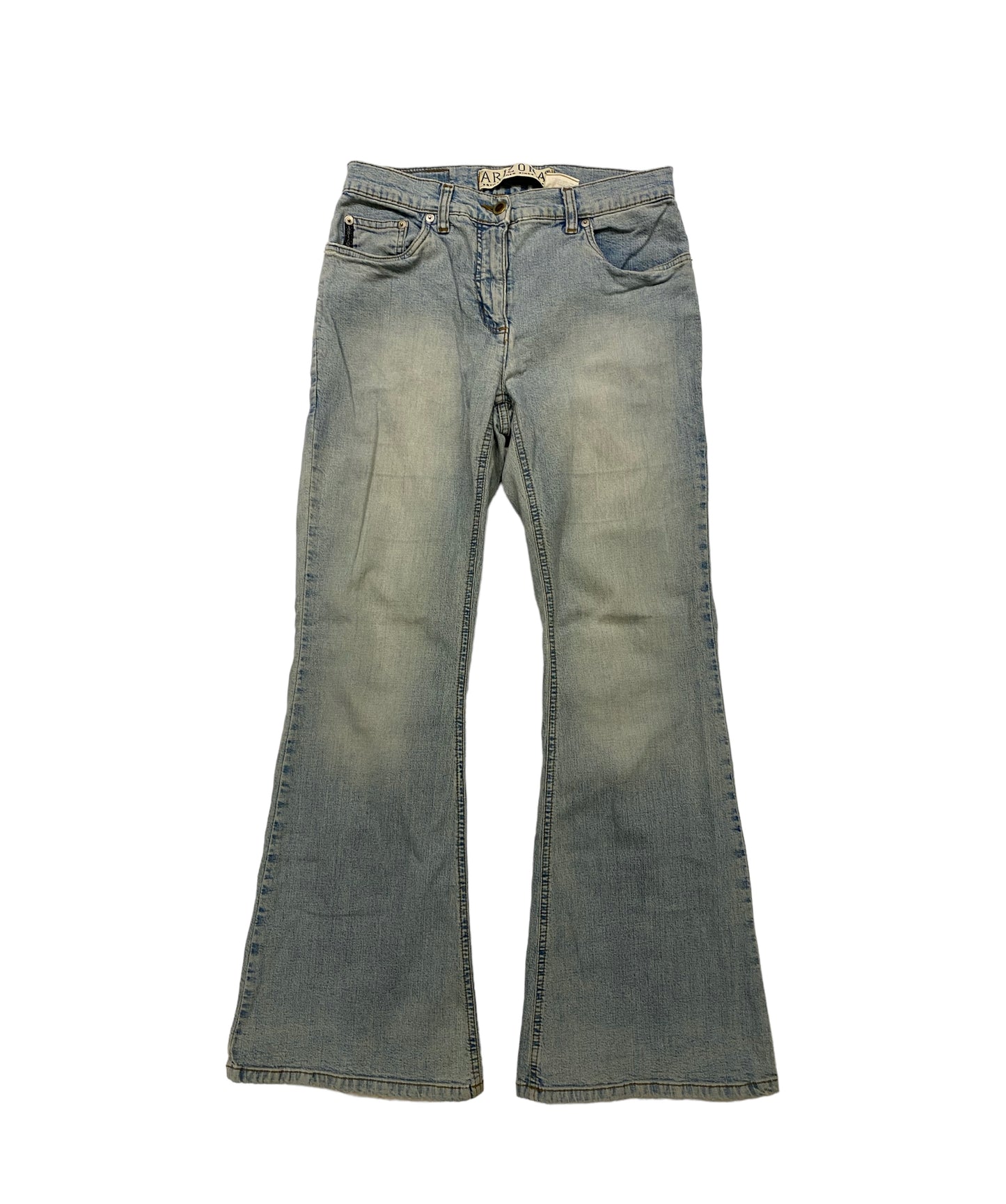 Arizona 1973 flared embroidered jeans