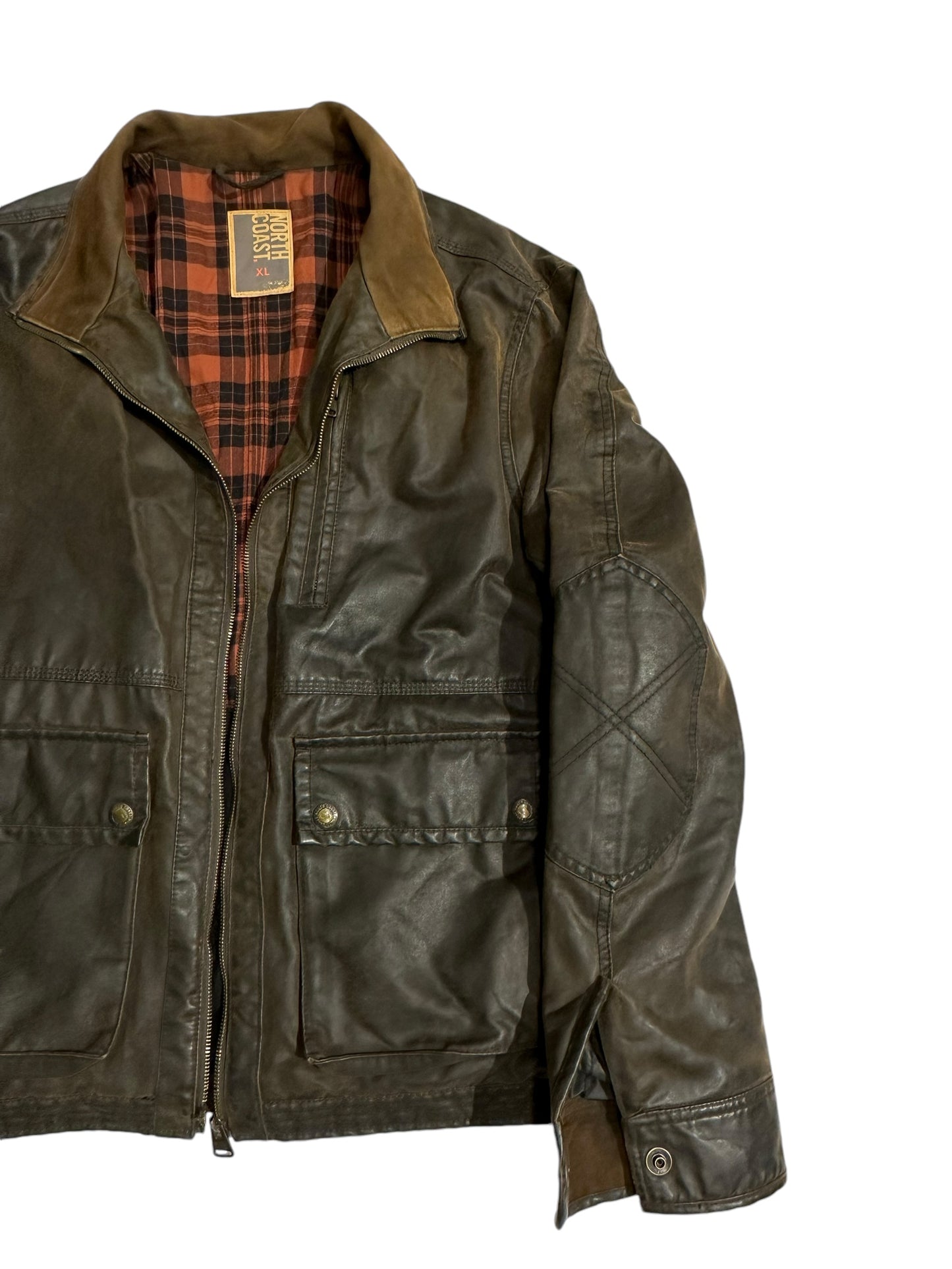 North coast brown leather jacket