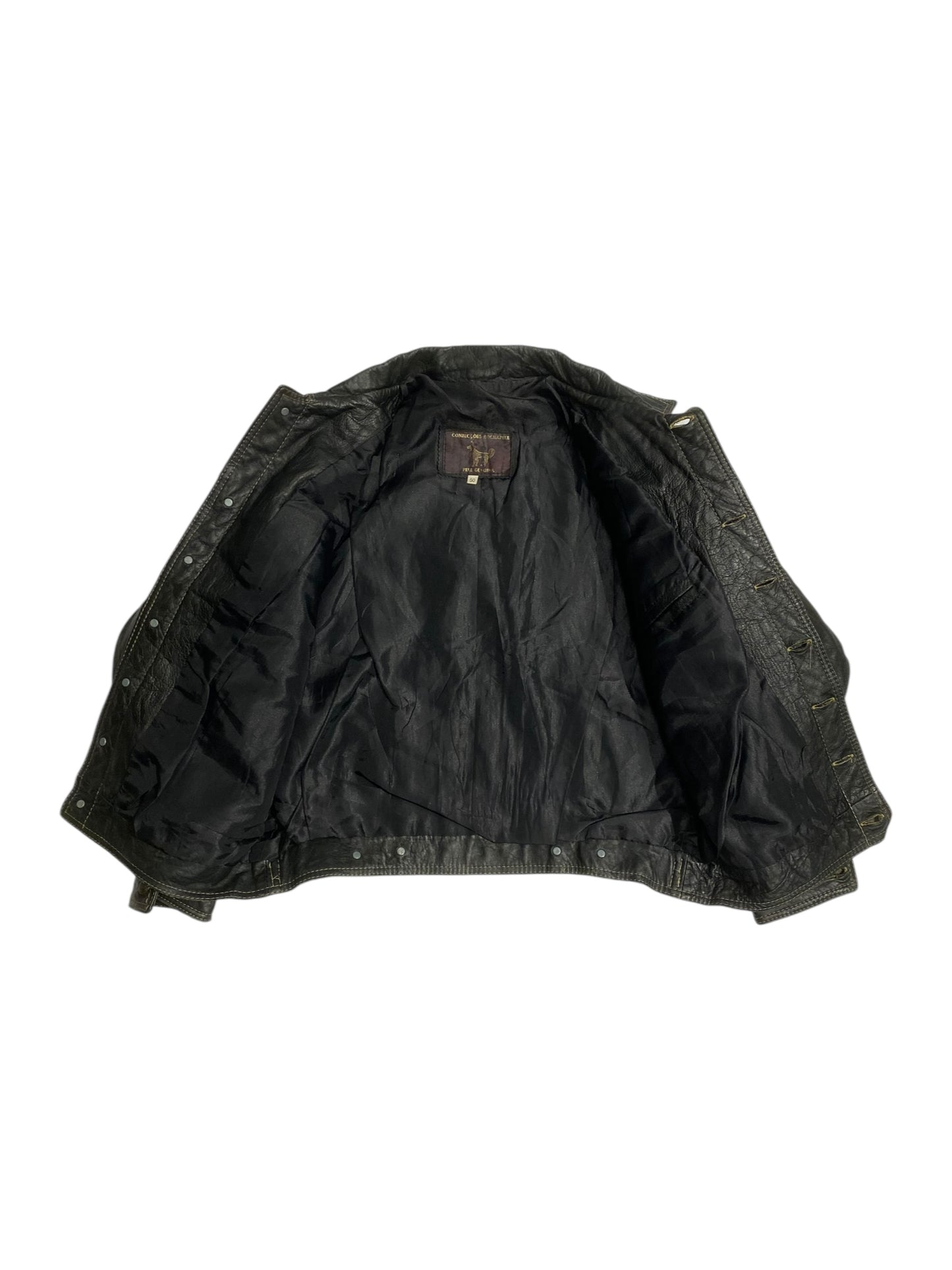 Rochapele heavy leather jacket