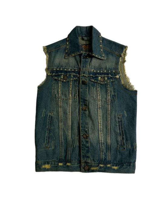 98 Club distressed vest